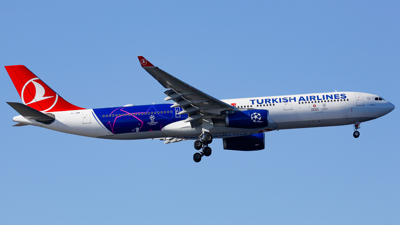 Full size: Turkish Airlines Airbus A330-300 TC-JNM at John F. Kennedy International Airport