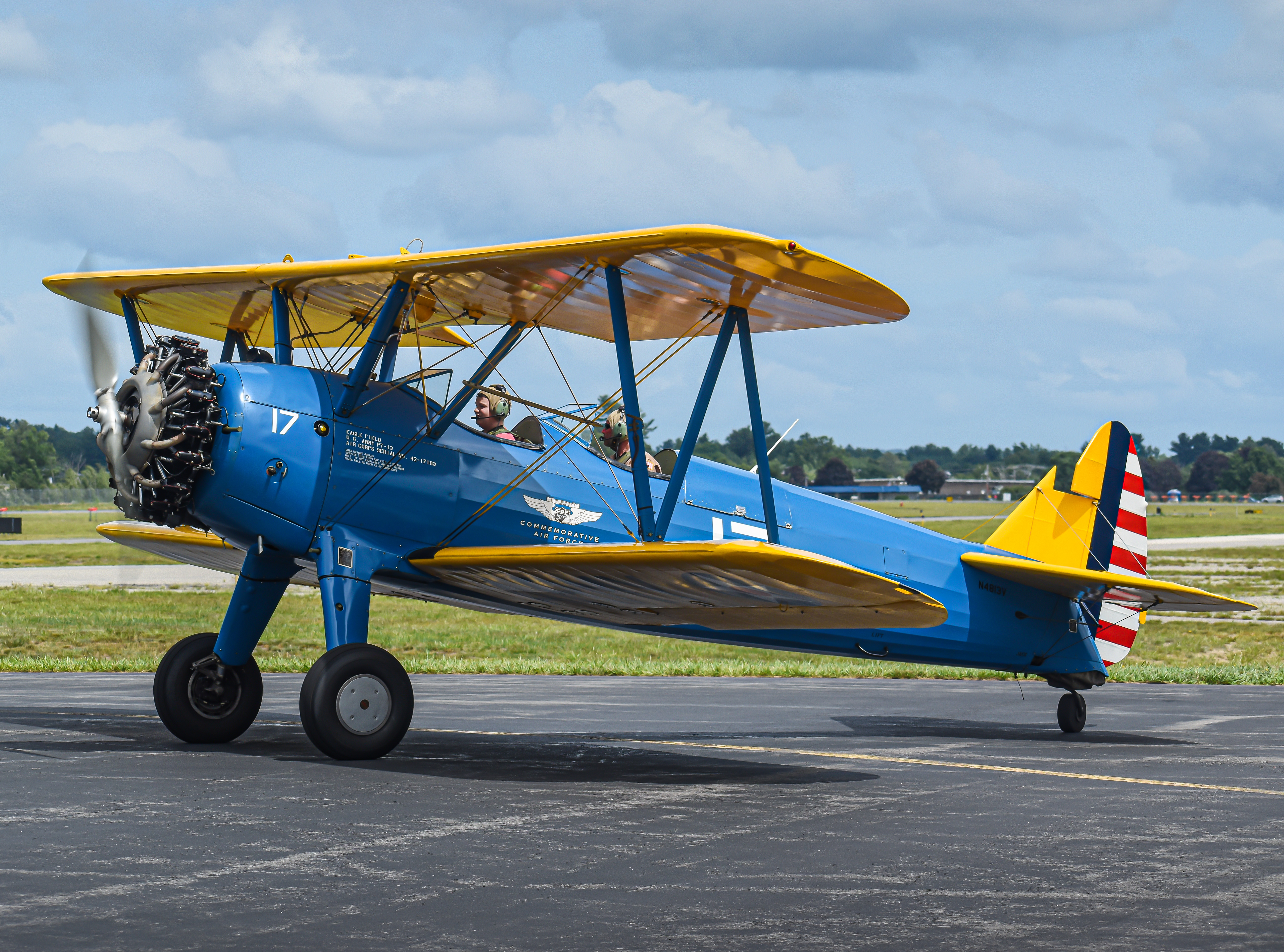 Full size: PRIVATE Boeing Stearman N4813Y at Boire Field Airport