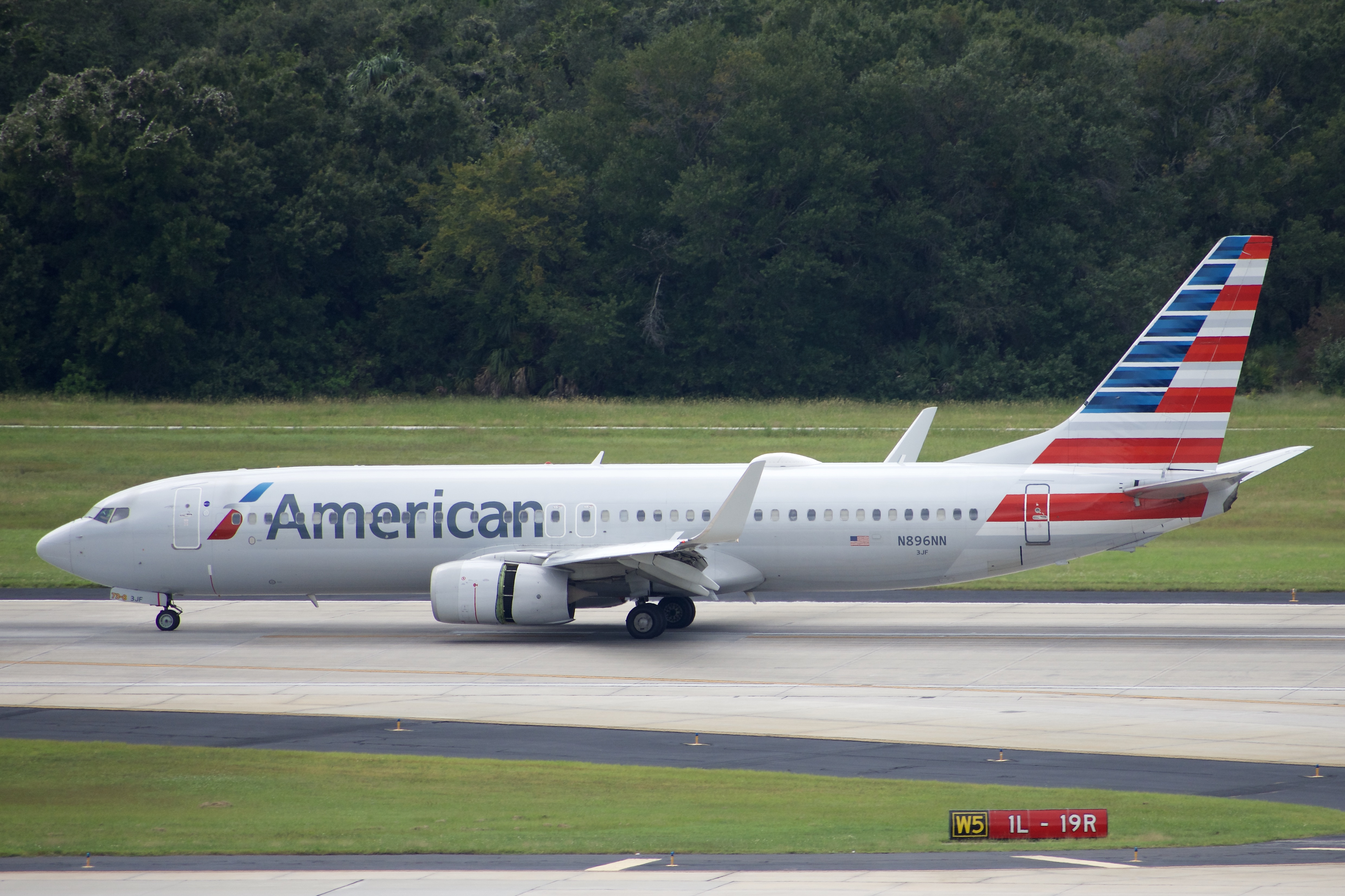 Full size: American Airlines Boeing 737-800 N896NN at Tampa International Airport