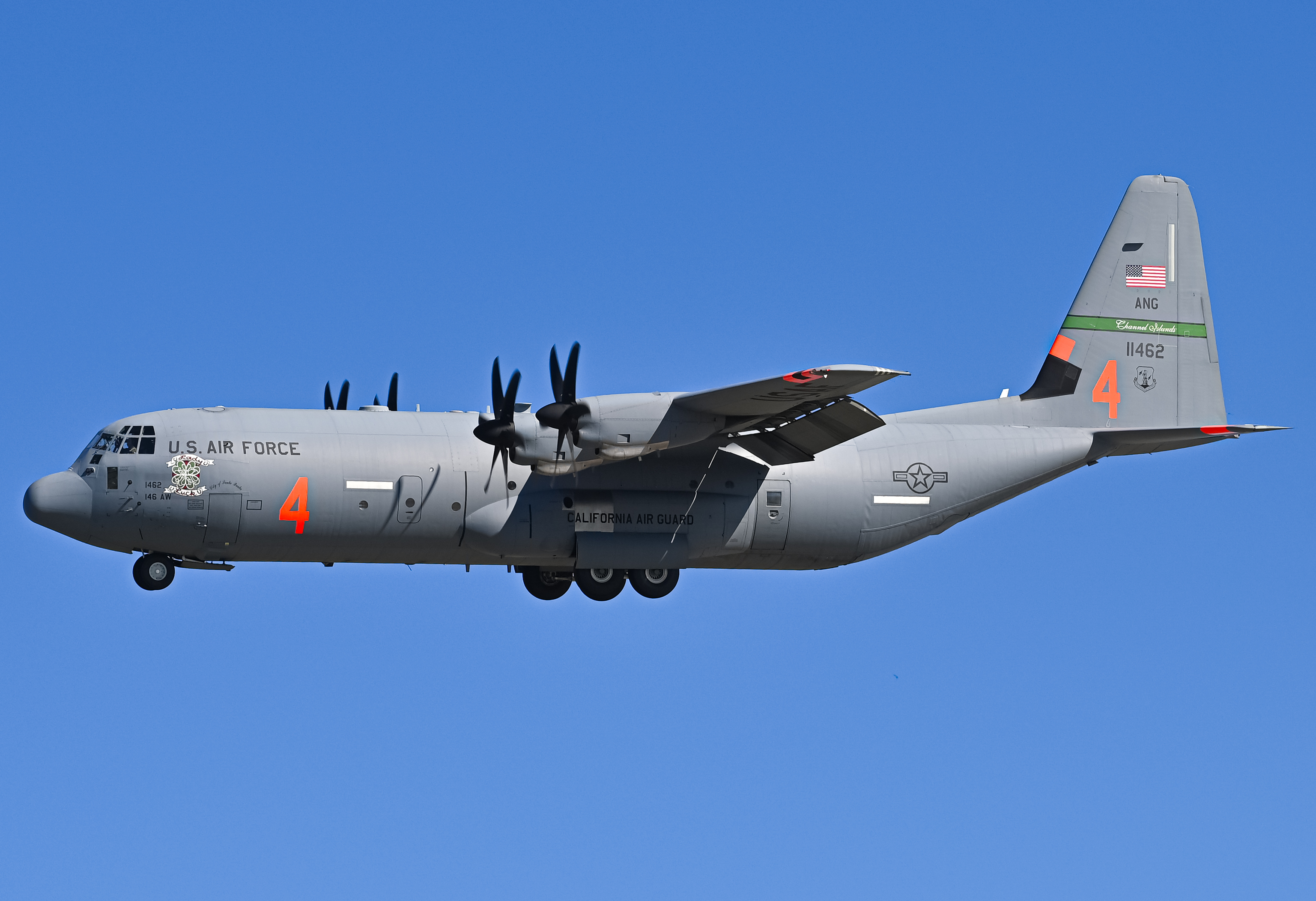 Full size: USAF - United States Air Force Lockheed C-130J Hercules 01-1462 at North Island NAS