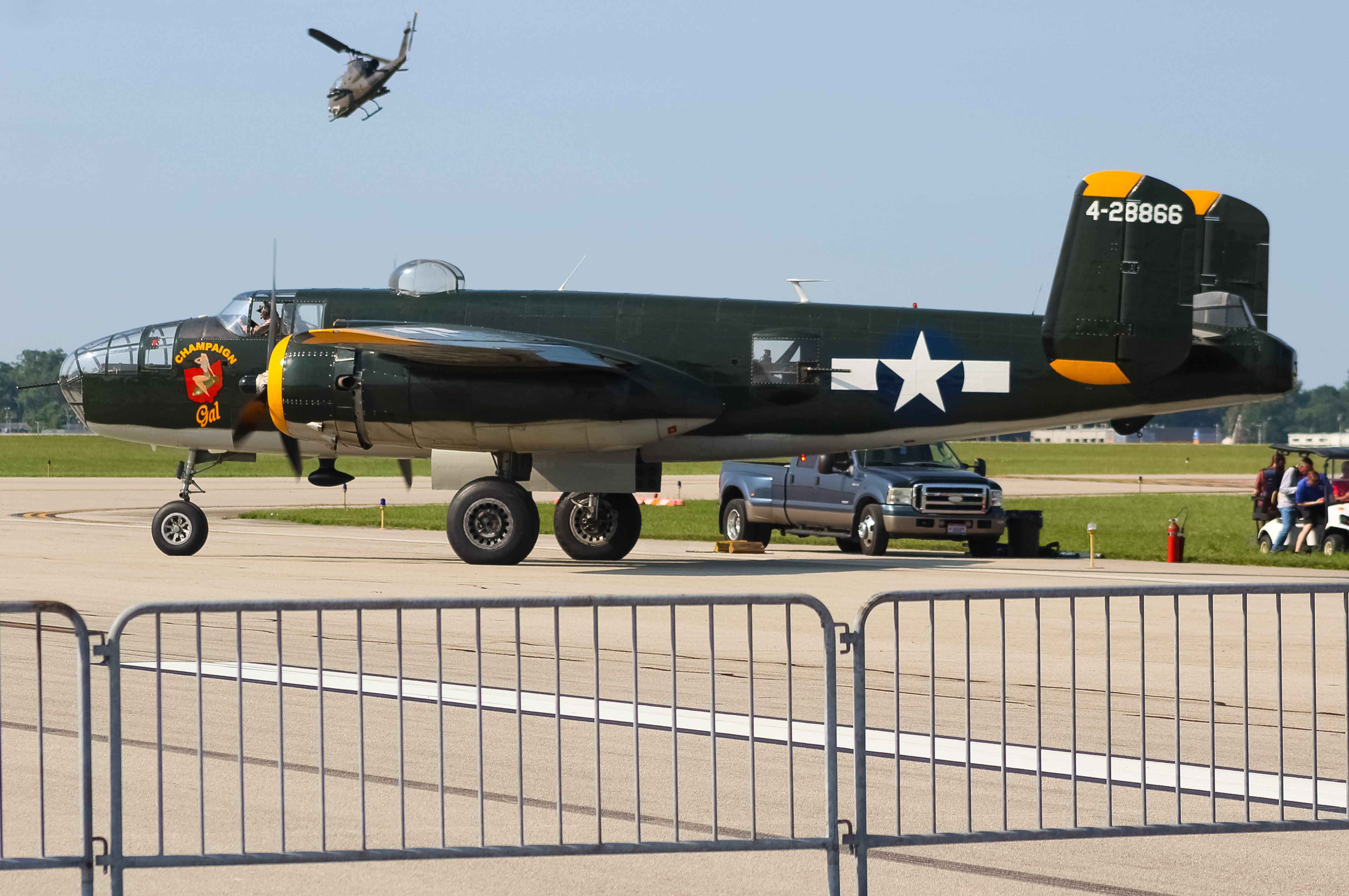 Full size: PRIVATE   North American B-25 Mitchell N744CG at James M Cox Dayton International Airport