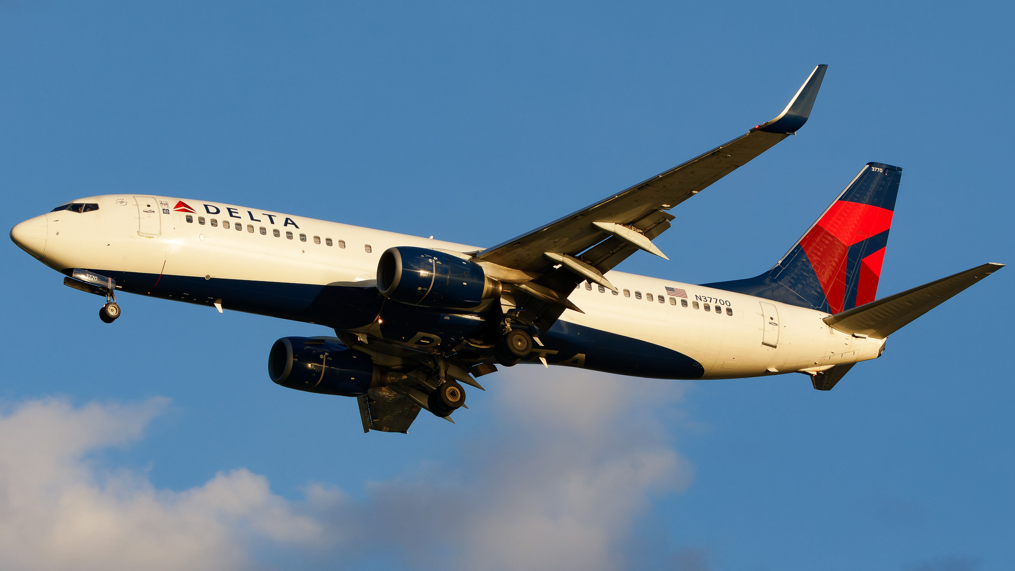 Full size: Delta Airlines Boeing 737-800 N37700 at Tampa International Airport