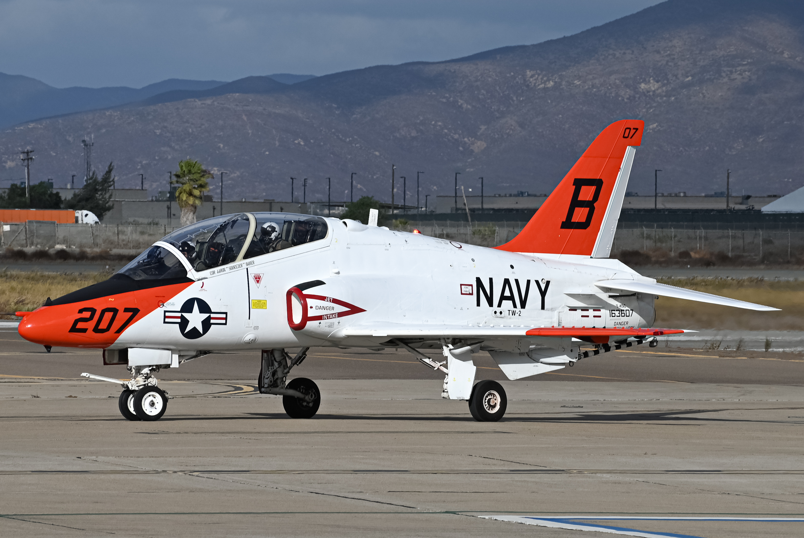Full size: USN - United States Navy McDonnell Douglas T-45 Goshawk 163607 at Brown Field Municipal Airport
