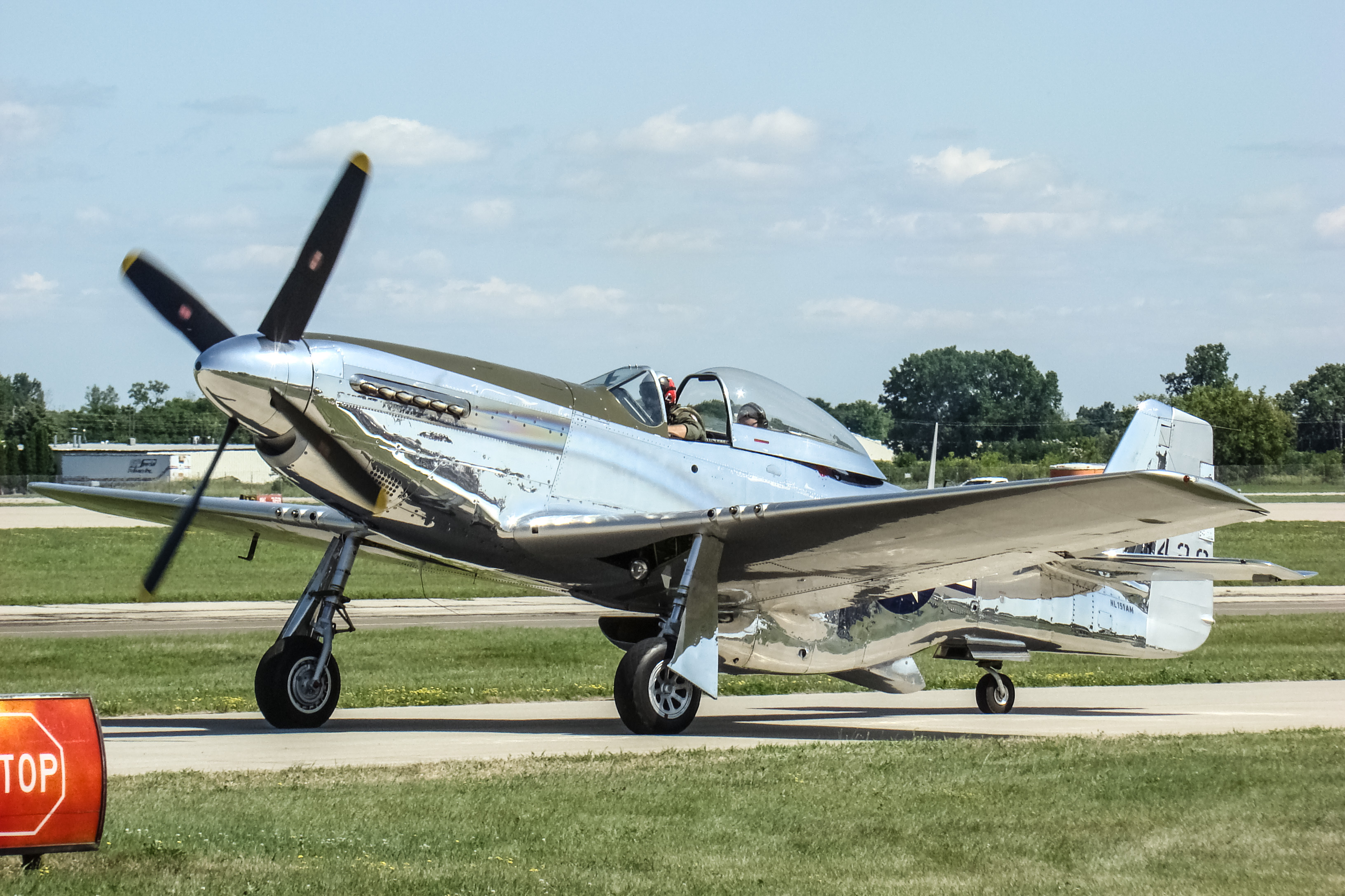 Full size: PRIVATE North American P-51 Mustang N151AM at Wittman Regional Airport