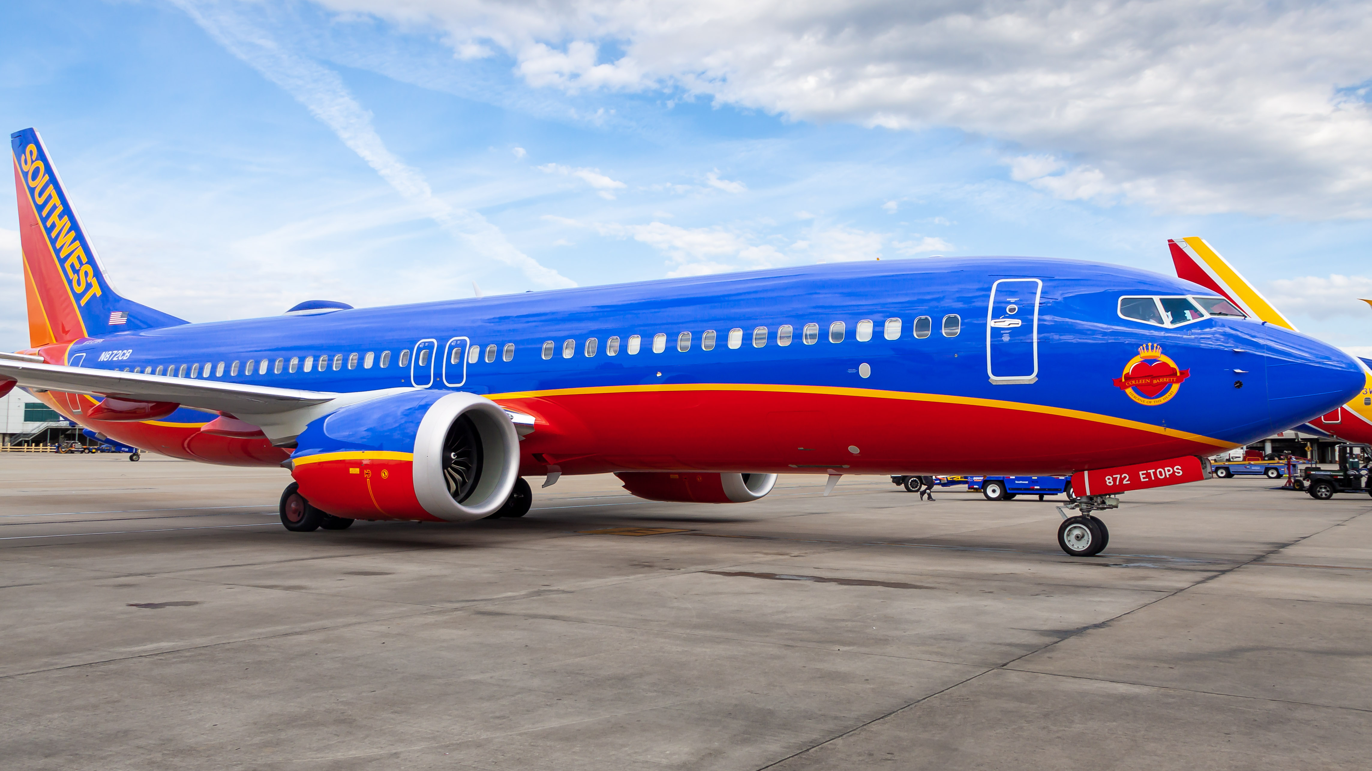 Full size: Southwest Airlines Boeing 737 MAX 8 N872CB at William P Hobby Airport