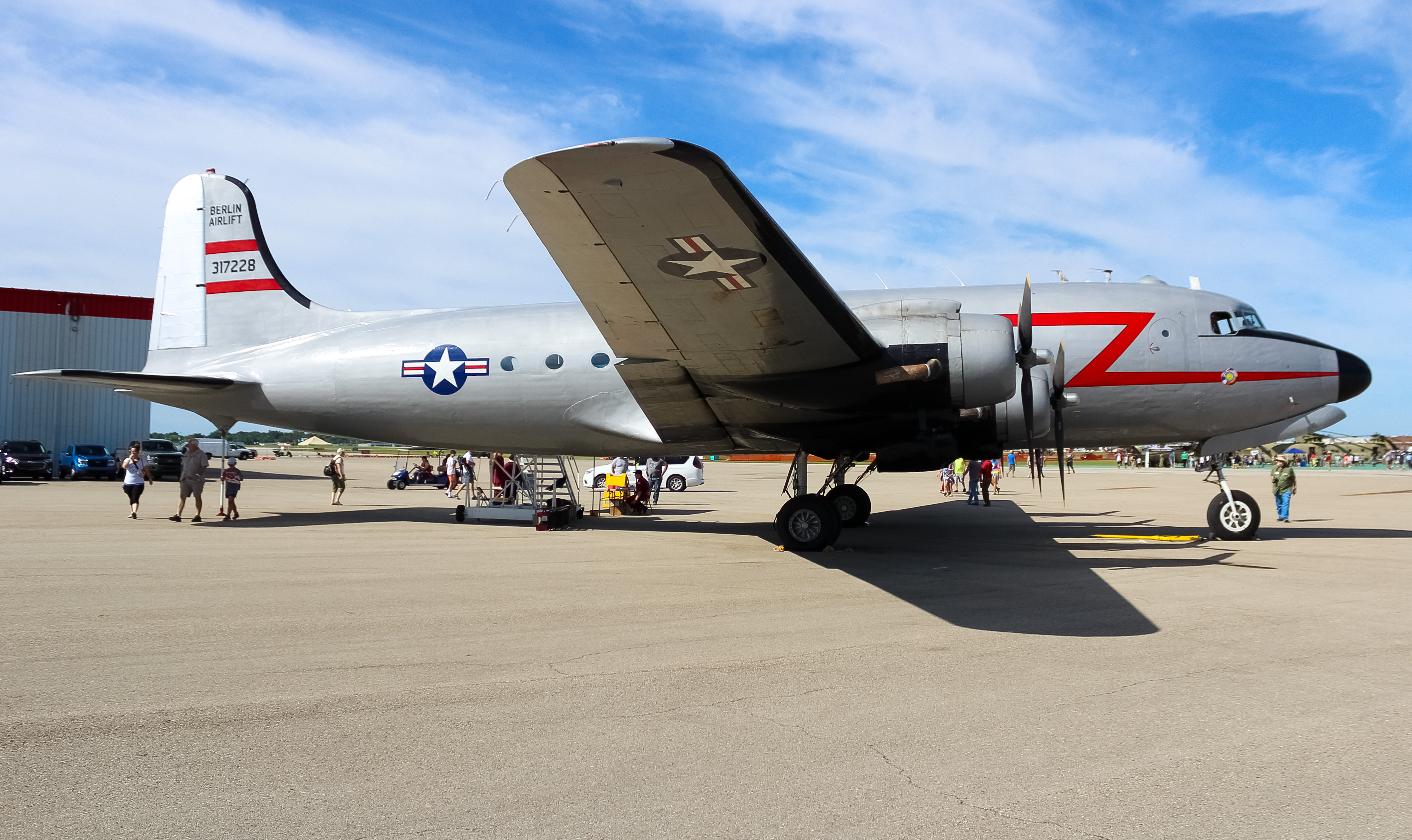 Full size: PRIVATE C54E-DC N500EJ at James M Cox Dayton International Airport