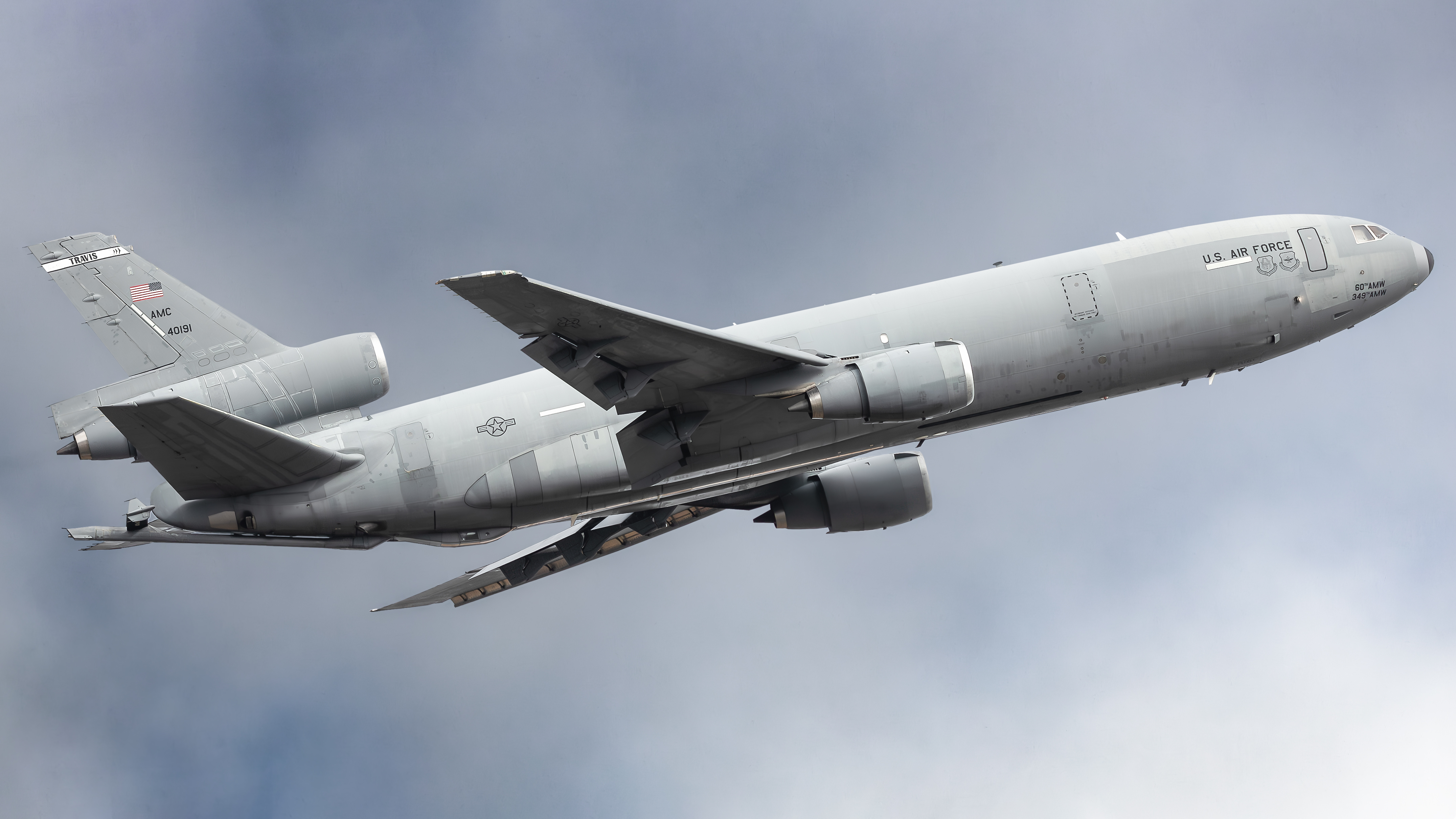 Full size: USAF - United States Air Force McDonnell Douglas KC-10 Extender 84-0191 at Christchurch International Airport