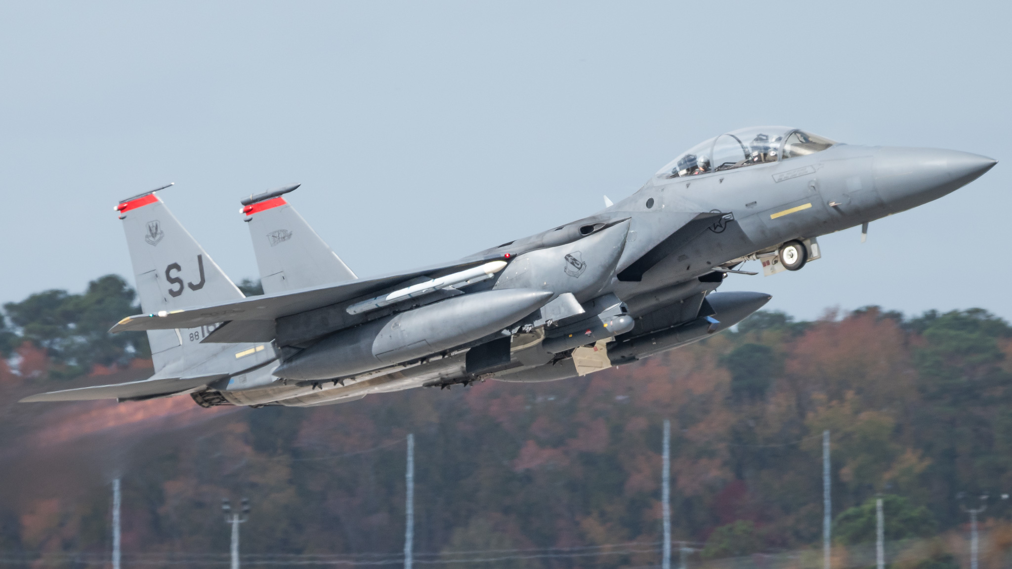 Full size: USAF - United States Air Force McDonnell Douglas F-15 Eagle 88-1687 at Seymour Johnson AFB