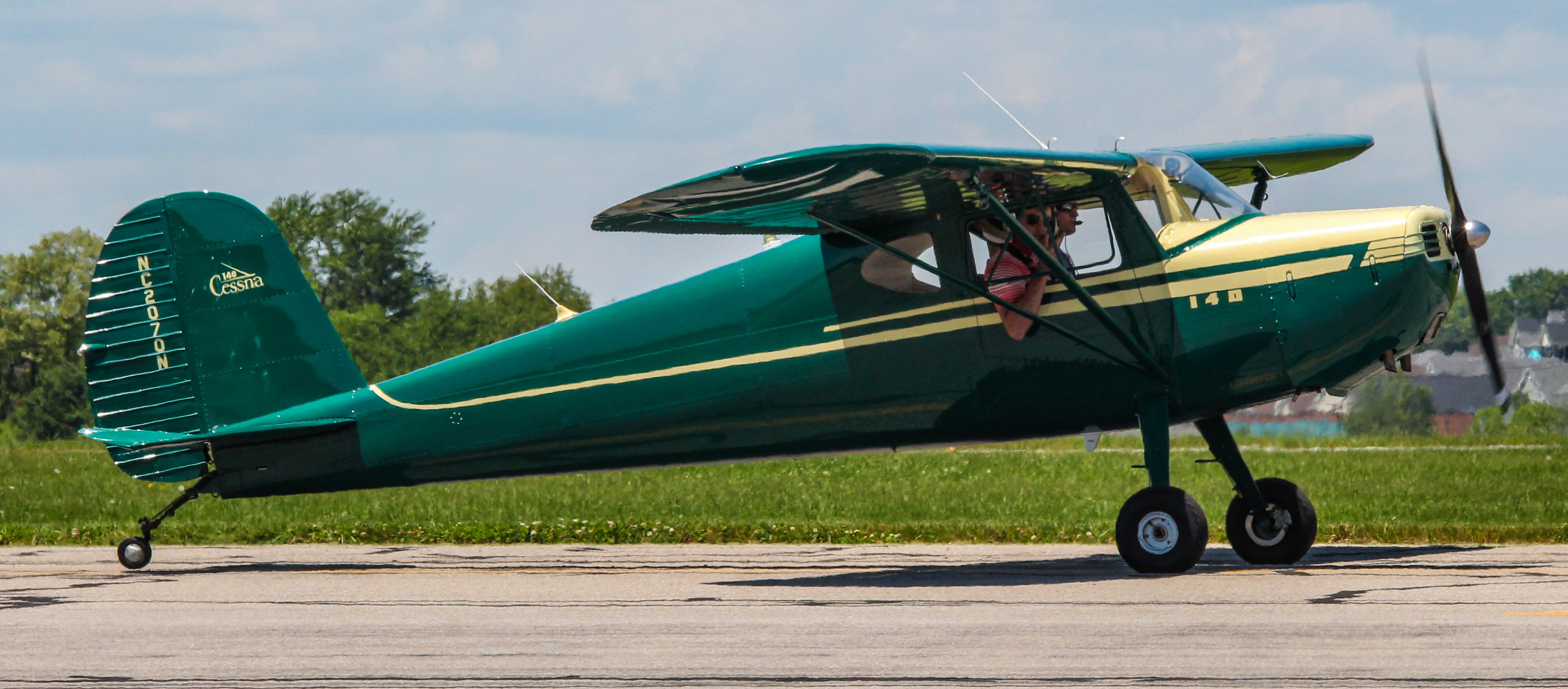 Full size: PRIVATE Cessna 140 NC2070N at Lancaster Airport