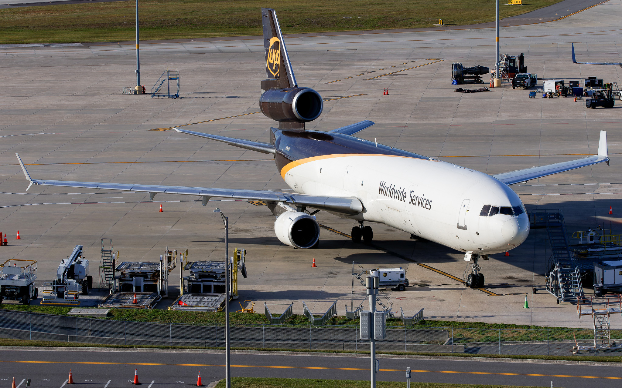 Full size: UPS McDonnell Douglas MD-11F N294UP at Tampa International Airport
