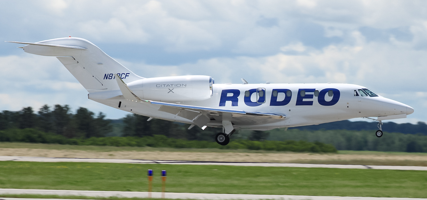 Full size: Baker Aviation Cessna Citation 750 X N918CF at Park Rapids Airport