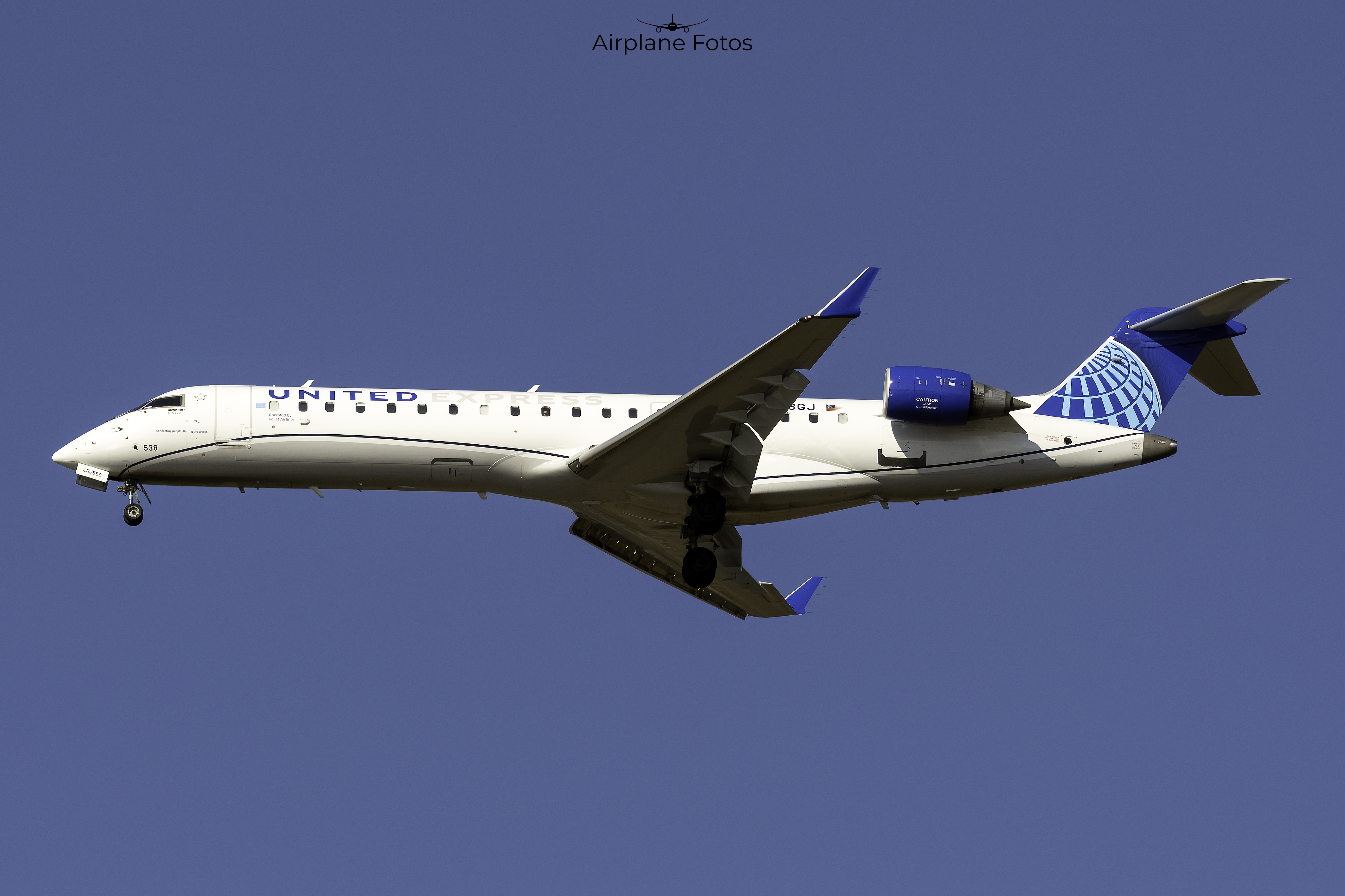 Full size: United Express Mitsubishi CRJ-550 N538GJ at Harrisburg International Airport