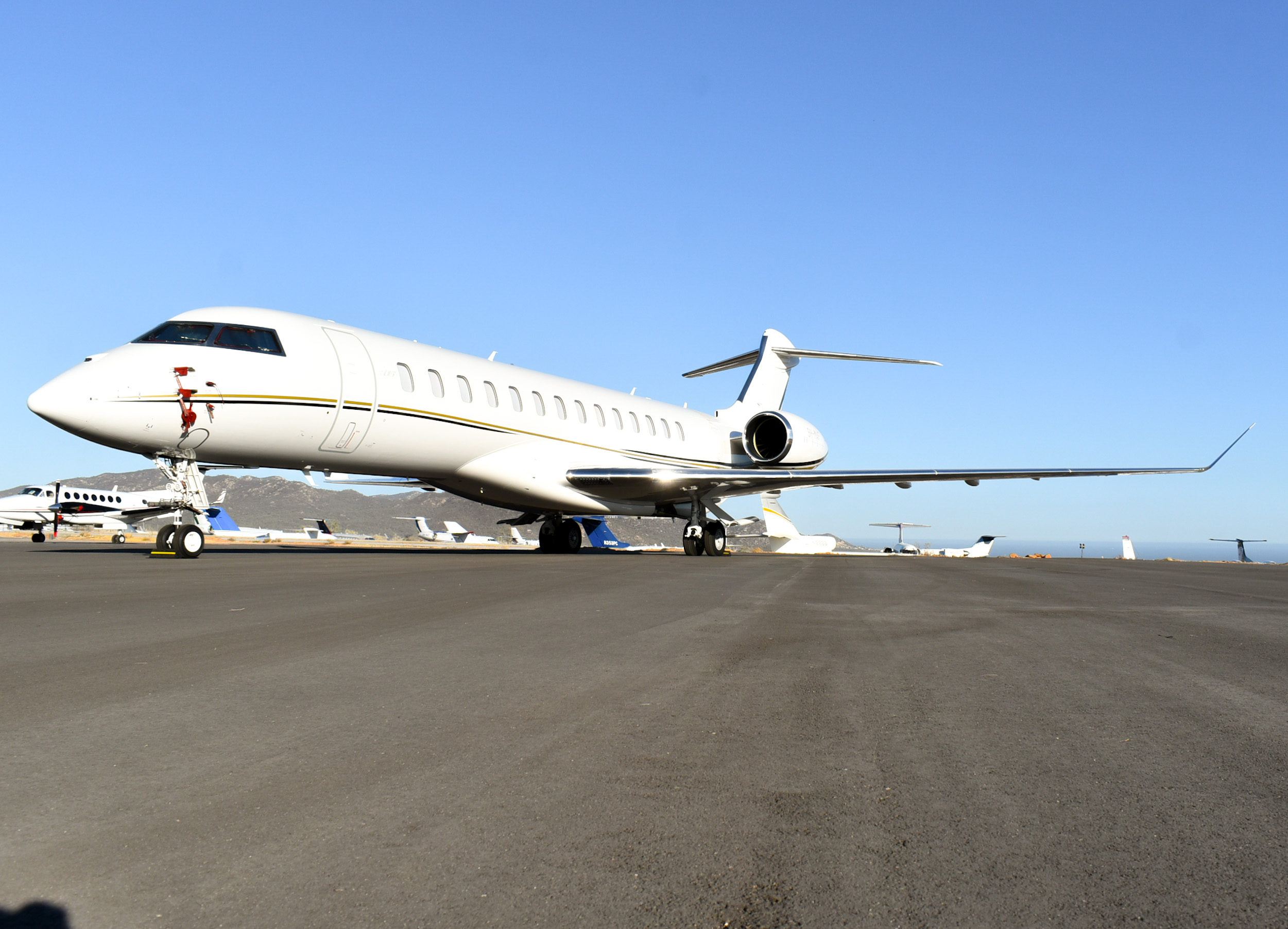 Full size: PRIVATE Bombardier Global 7500 9H-MAF at Aeropuerto de Cabo San Lucas Internacional