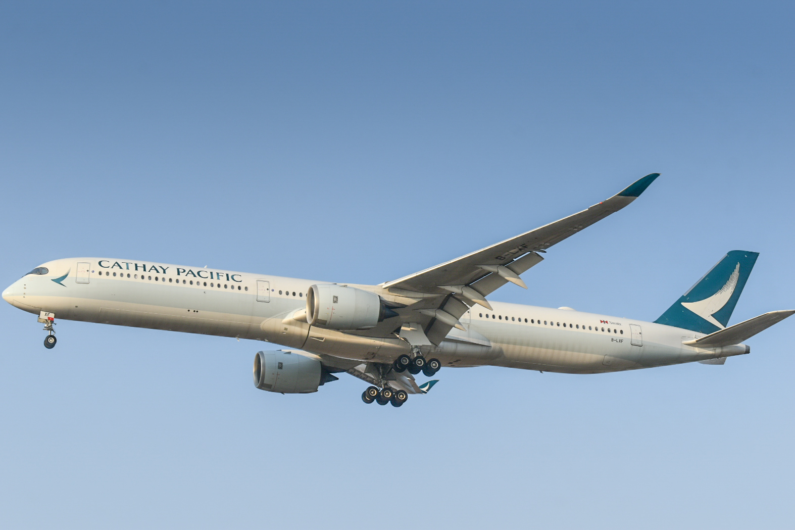 Full size: Cathay Pacific Airbus A350-1000 B-LXF at Tel Aviv-Ben Gurion Airport