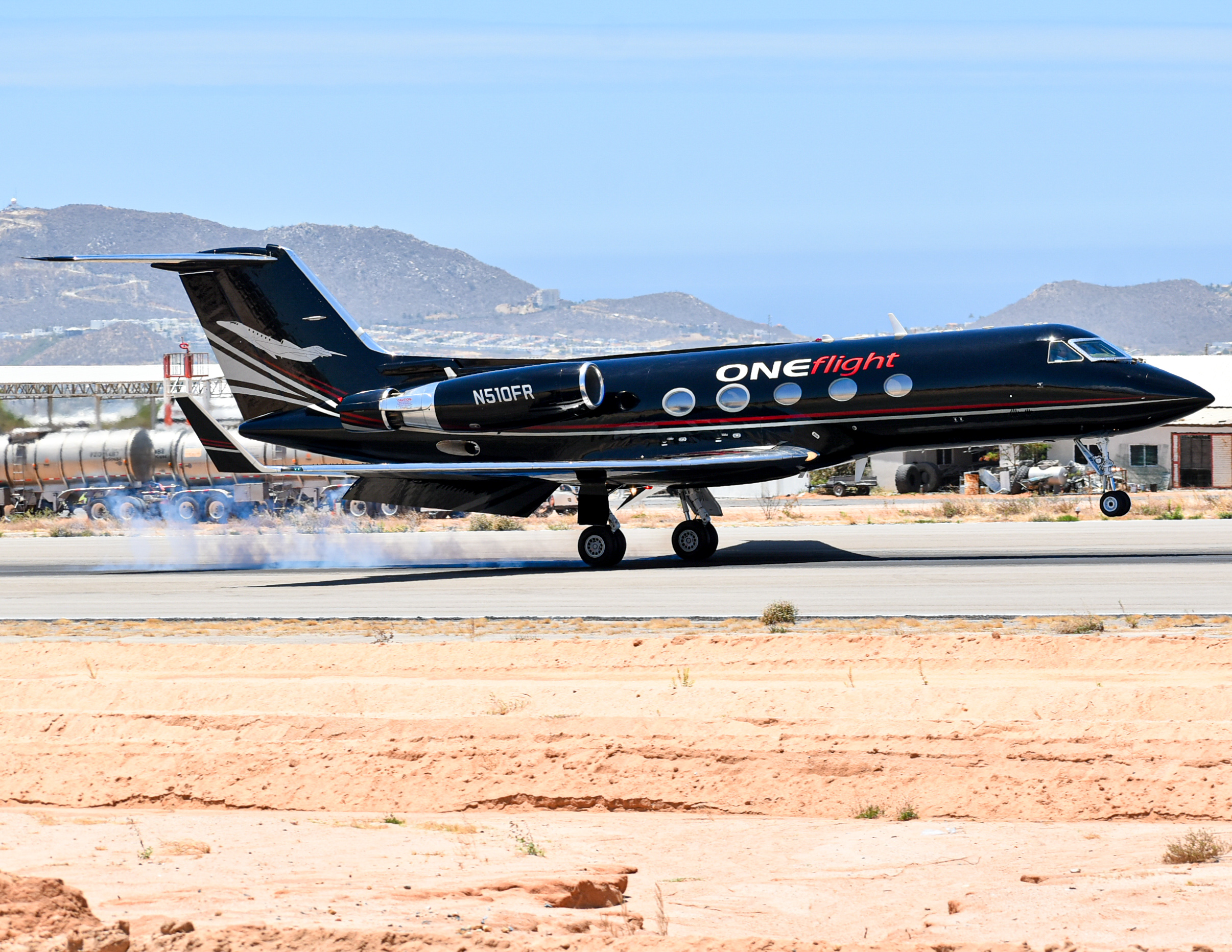 Full size: ONEflight International Gulfstream III N510FR at Aeropuerto de Cabo San Lucas Internacional