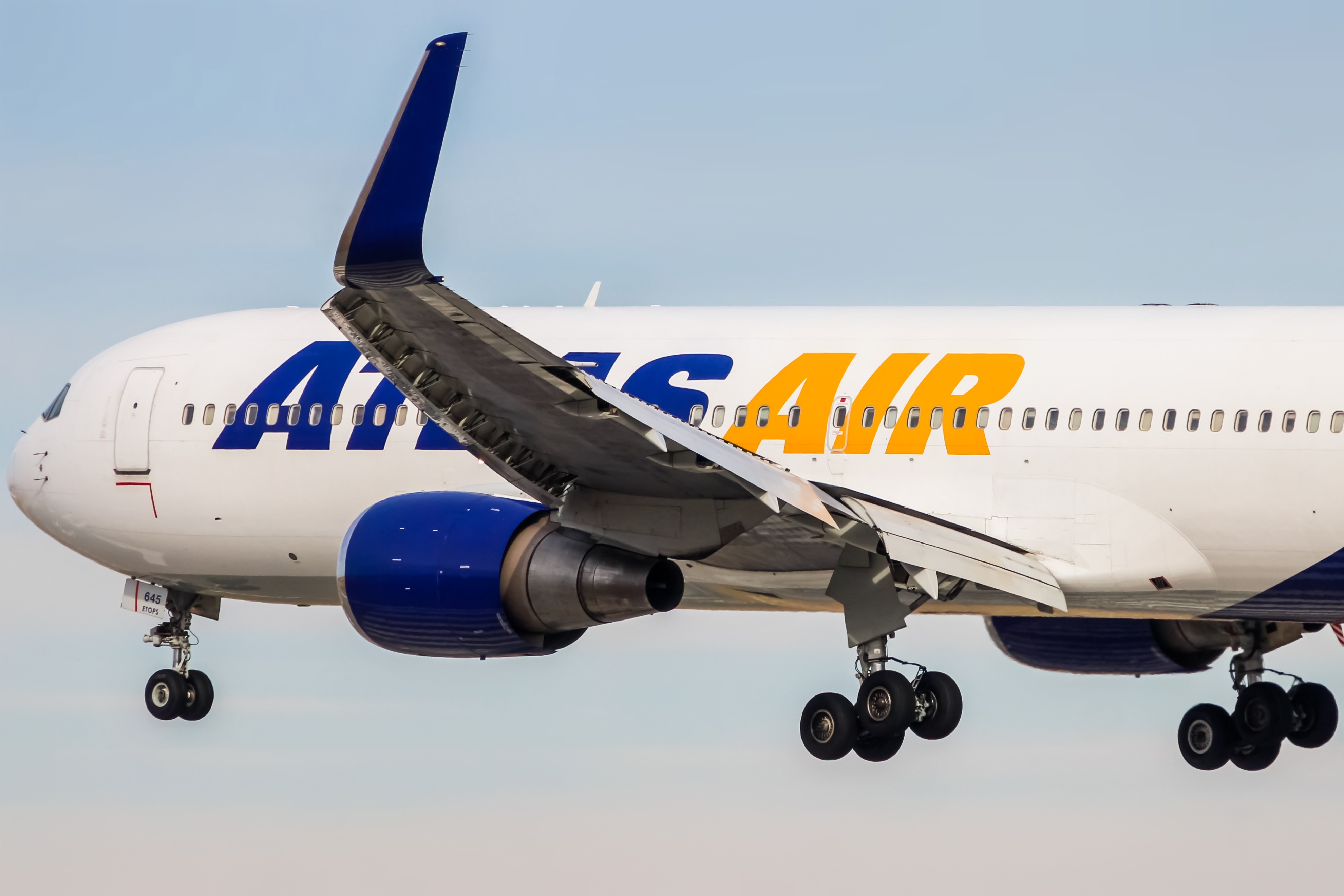 Full size: Atlas Air Boeing 767-300ER N645GT at Baltimore/Washington International Thurgood Marshall Airport