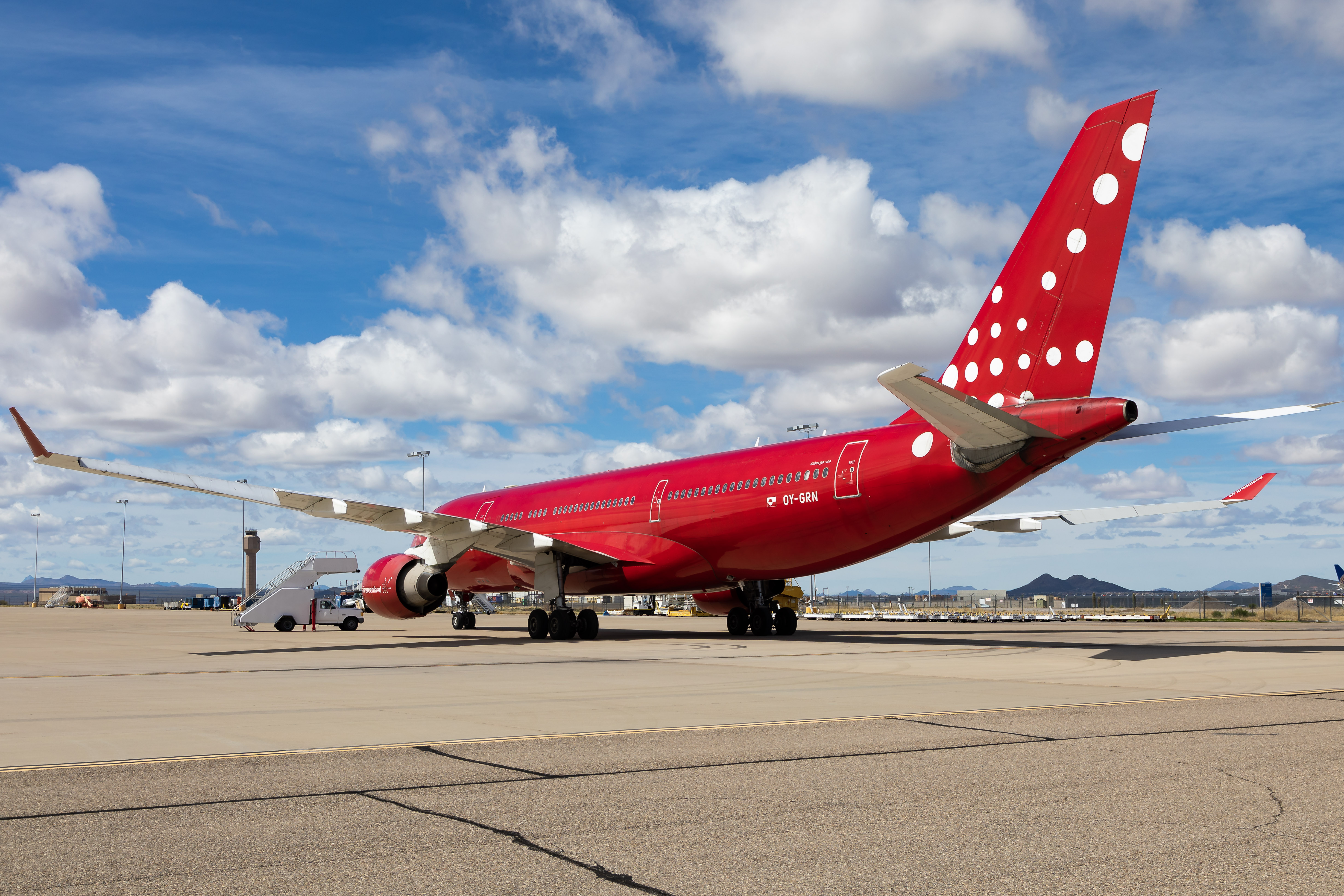 Full size: Air Greenland Airbus A330-200 OY-GRN at Tucson International Airport
