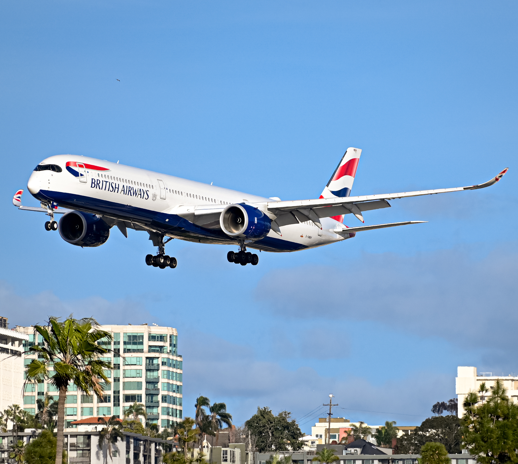 Full size: British Airways Airbus A350-1000 G-XWBH at San Diego International Airport