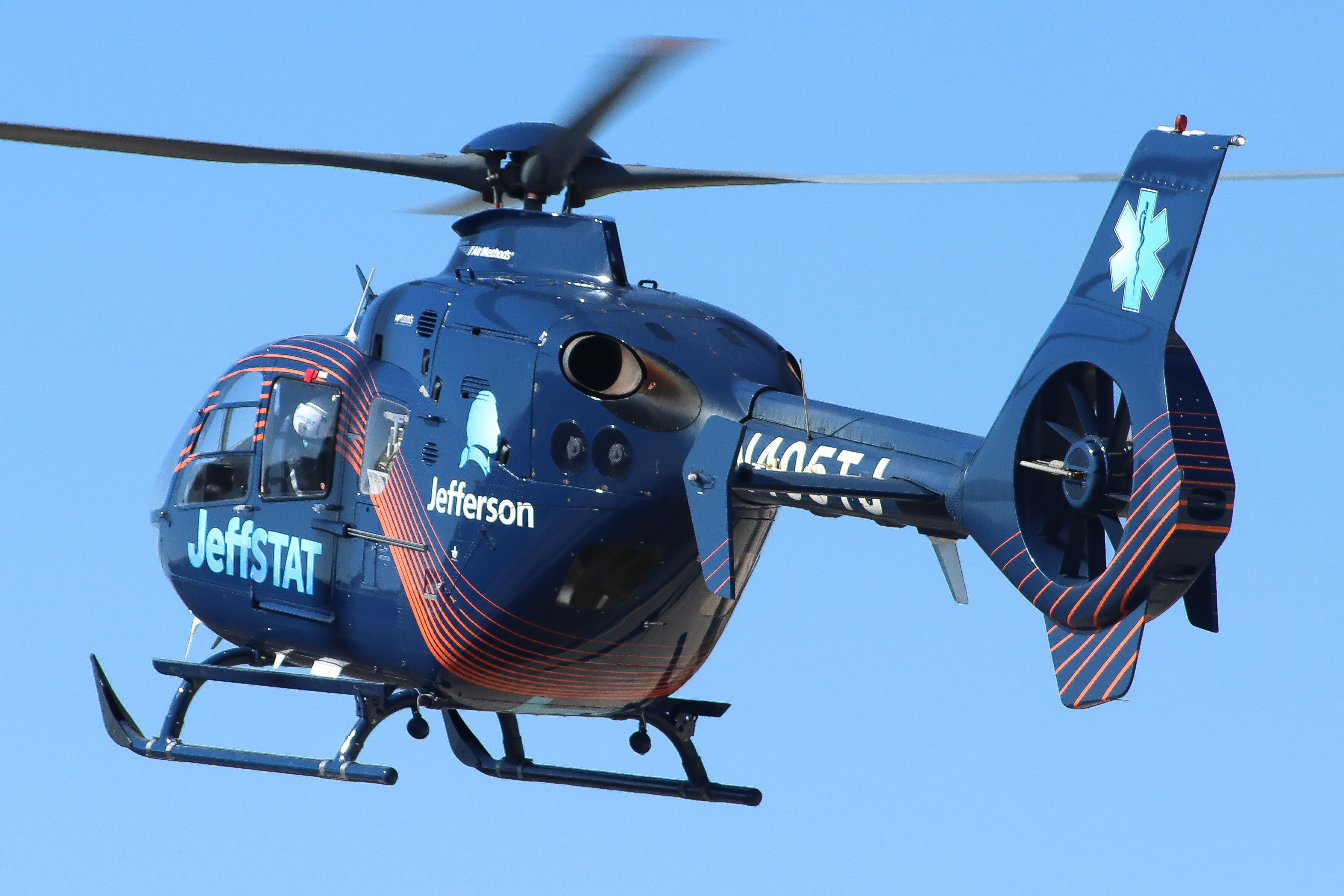 Full size: JeffSTAT  Eurocopter EC135 N405TJ at York Airport