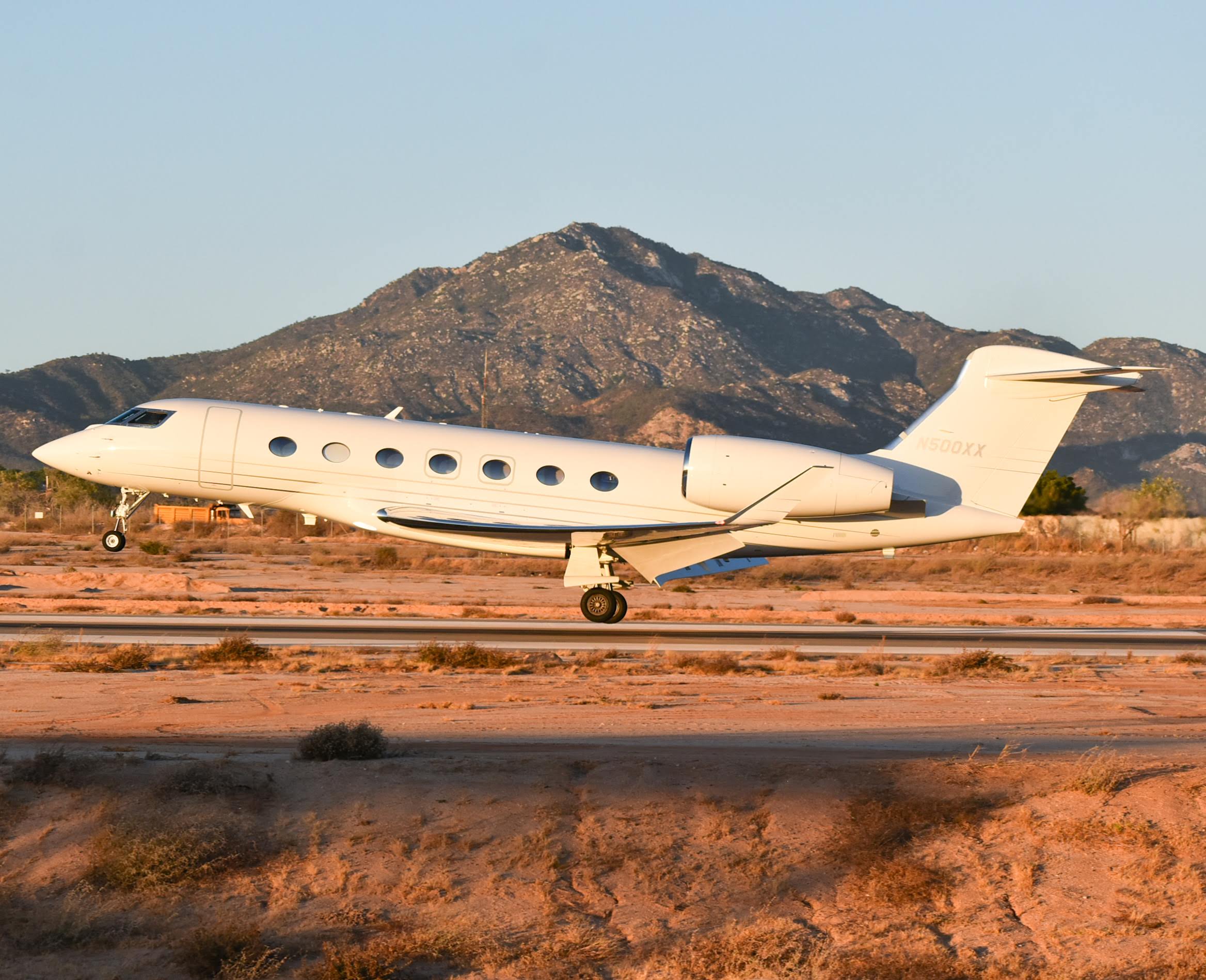 Full size: Stephenson Air Services Gulfstream G500 N500XX at Aeropuerto de Cabo San Lucas Internacional