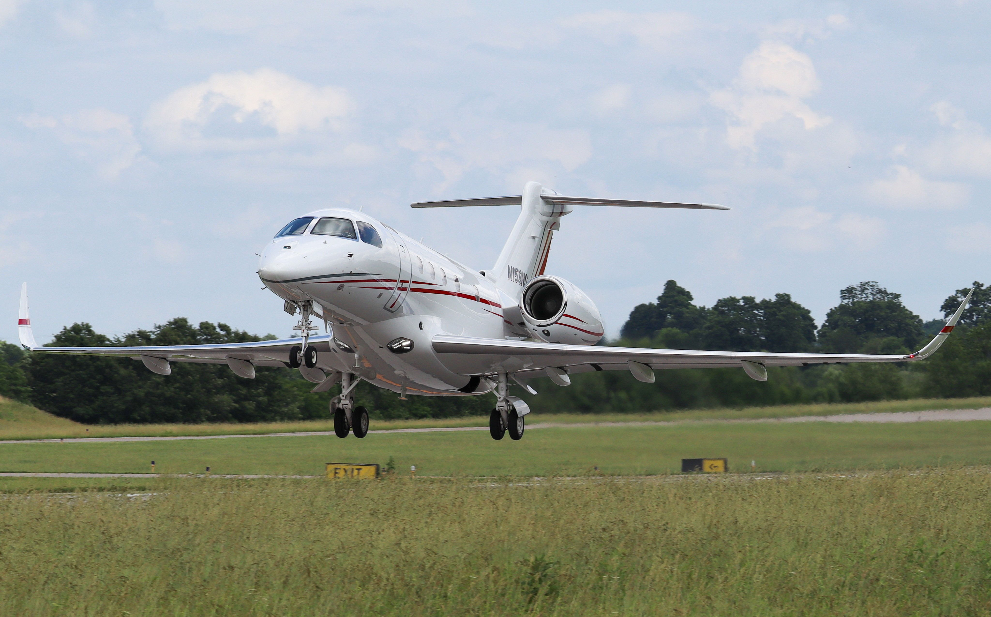 Full size: PRIVATE Embraer Legacy 450 N159NS at Stuart Powell Field Airport
