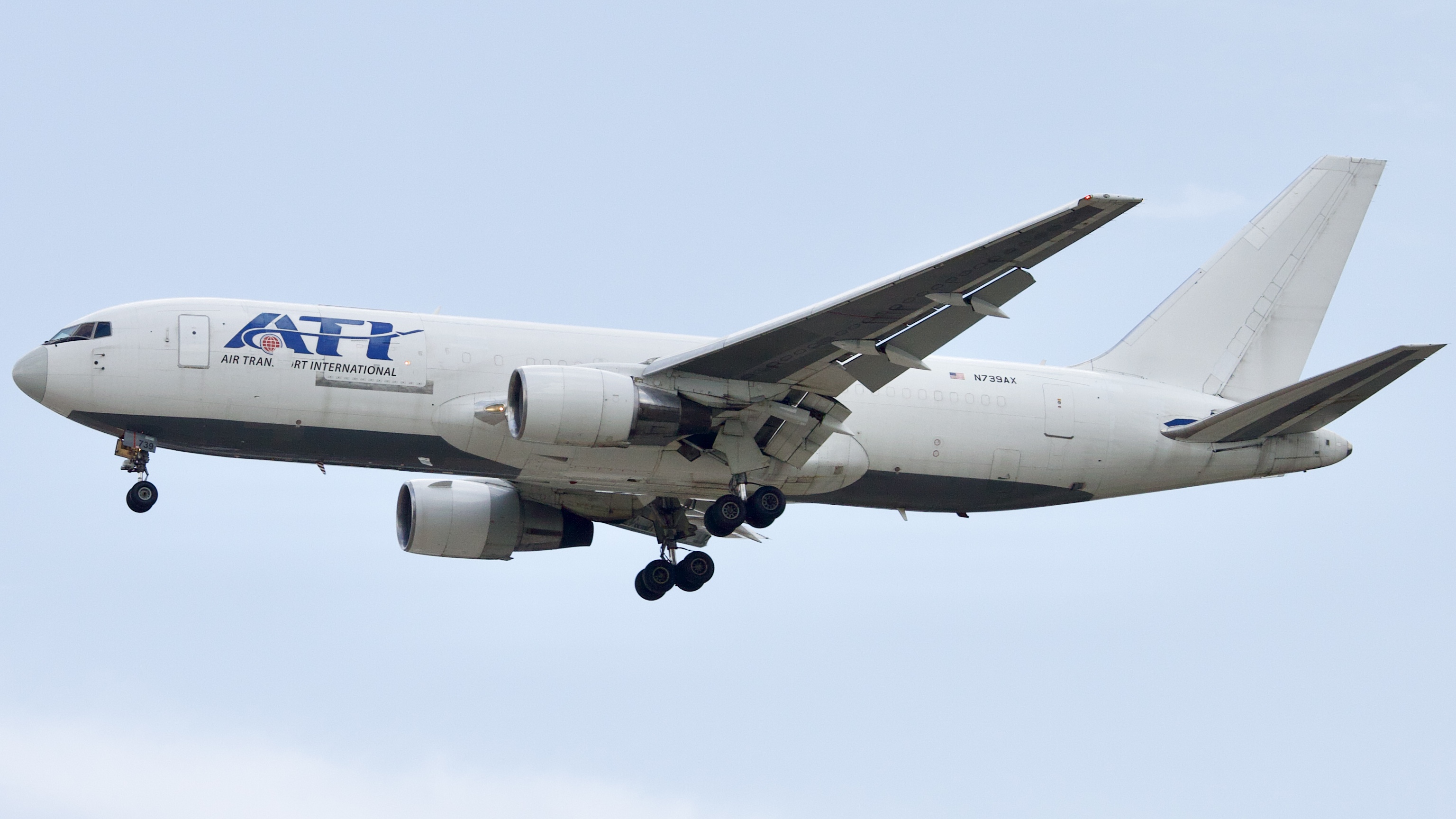 Full size: Air Transport International Boeing 767-200F N739AX at Houston-George Bush Intercontinental Airport