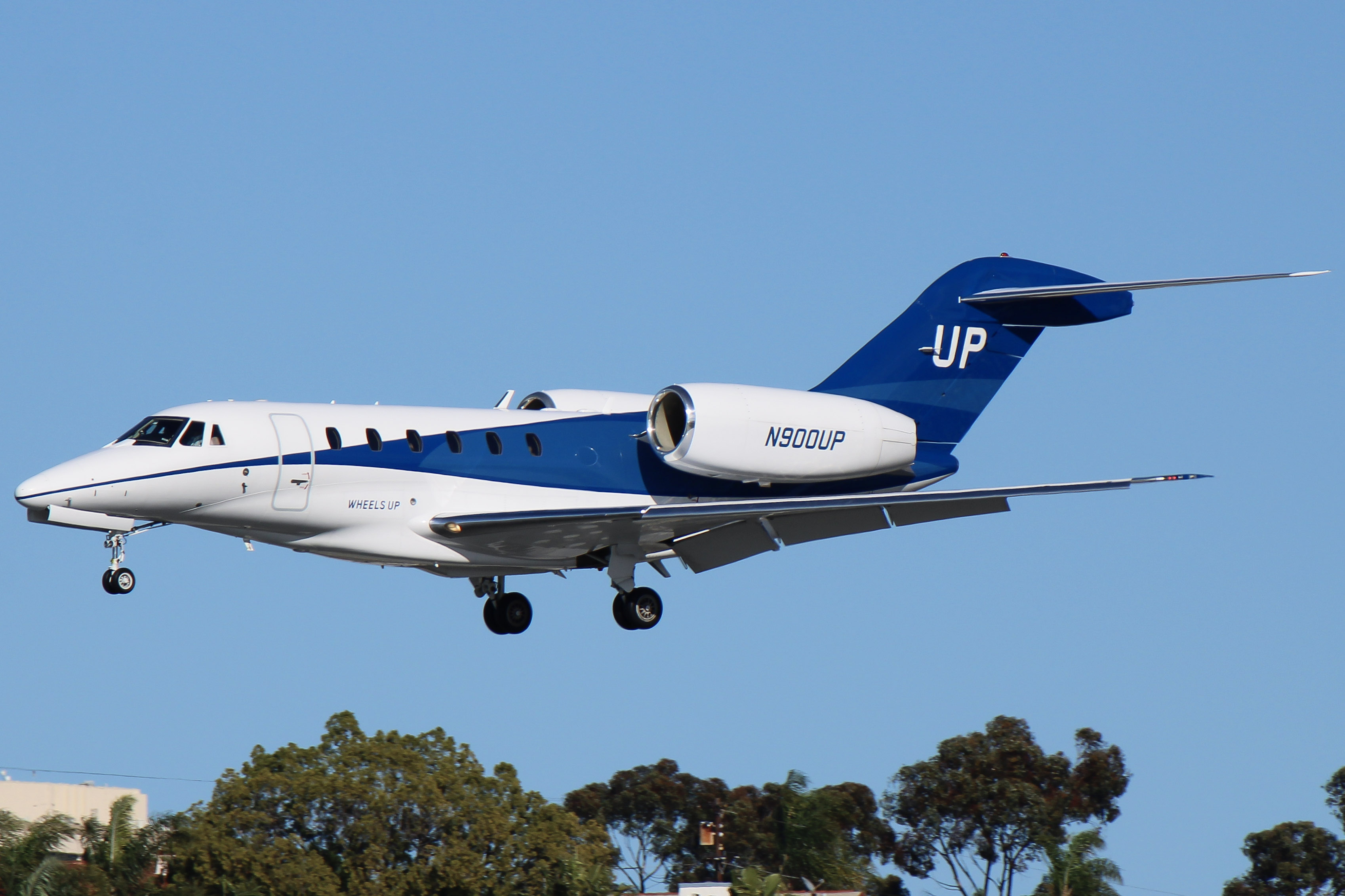 Full size: Wheels Up Cessna Citation 750 X N900UP at San Diego International Airport