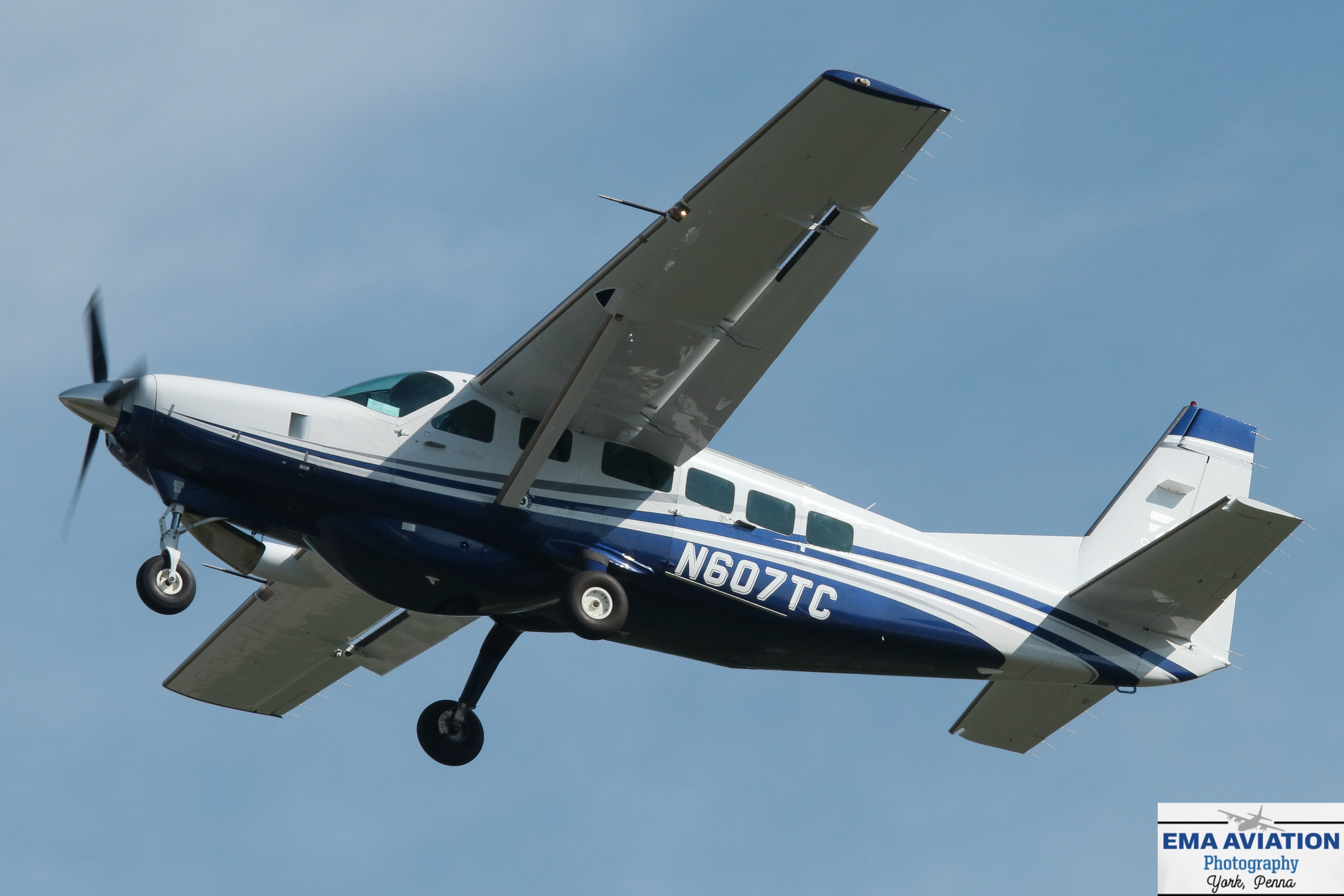 Full size: PRIVATE Cessna 208 N607TC at Hagerstown Regional Airport-Richard A Henson Field