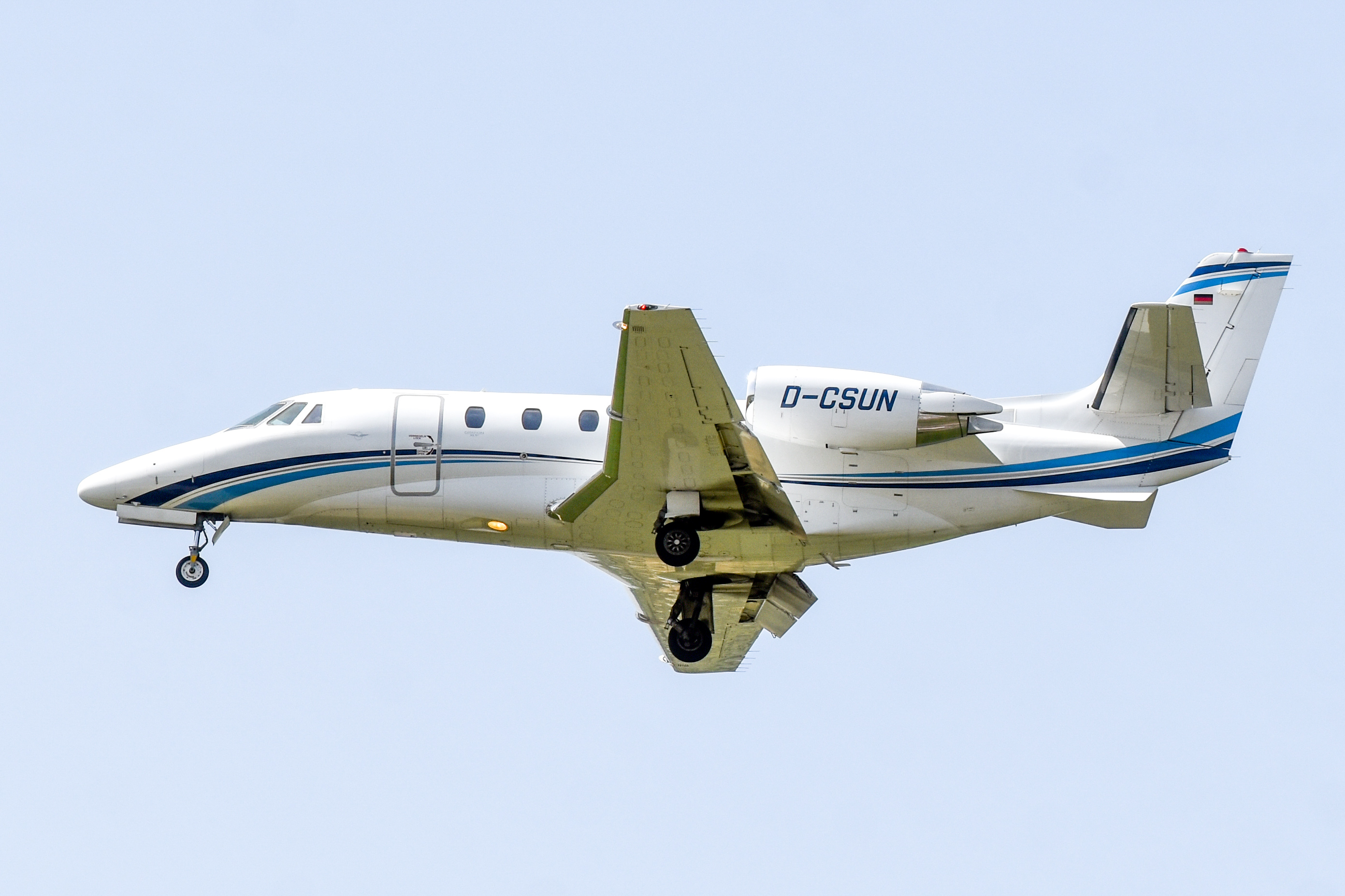 Full size: Air Hamburg Cessna Citation 560XL Excel D-CSUN at Tel Aviv-Ben Gurion Airport