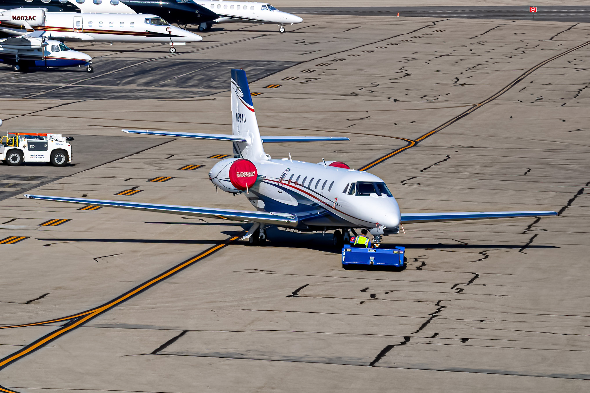 Full size: PRIVATE Cessna 680 Citation Sovereign N284J at Boise Air Terminal/Gowen Field