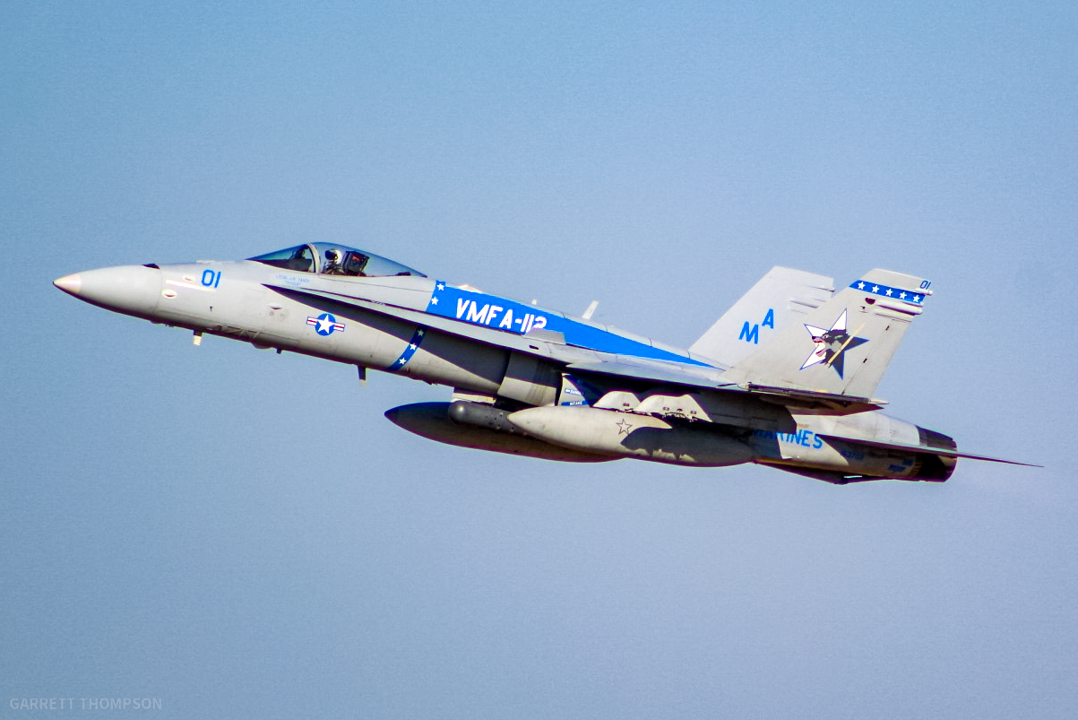 Full size: USMC McDonnel Douglas F/A-18 Hornet 163702 at Fort Worth Alliance Airport