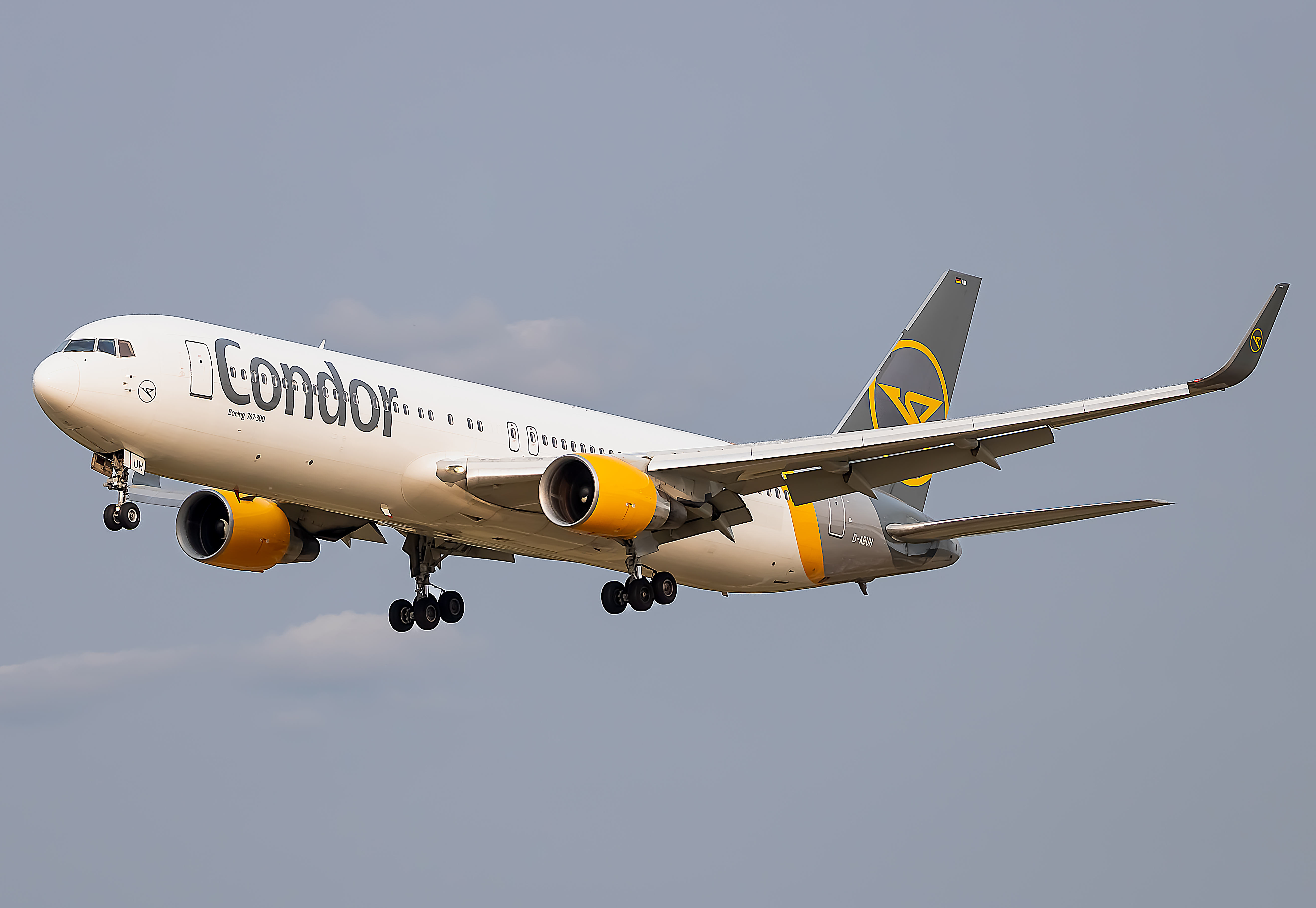 Full size: Condor Boeing 767-300ER D-ABUH at Baltimore/Washington International Thurgood Marshall Airport