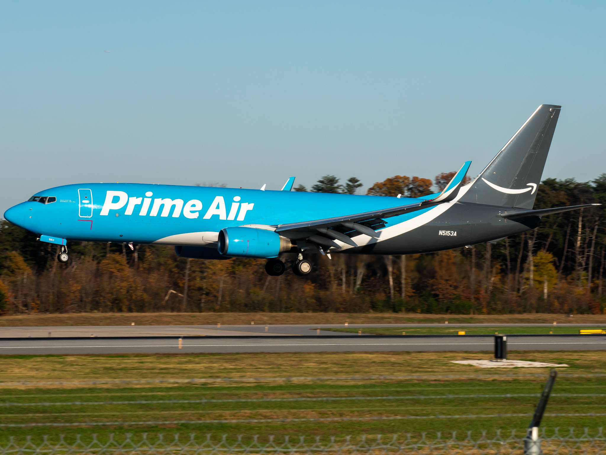 Full size: Prime Air Boeing 737-800BCF N5153A at Baltimore/Washington International Thurgood Marshall Airport