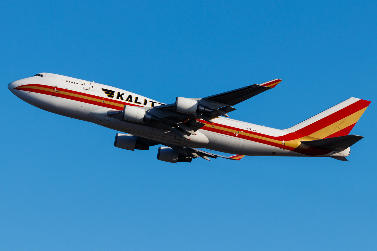 Full size: Kalitta Air Boeing 747-400F N741CK at Hong Kong International Airport