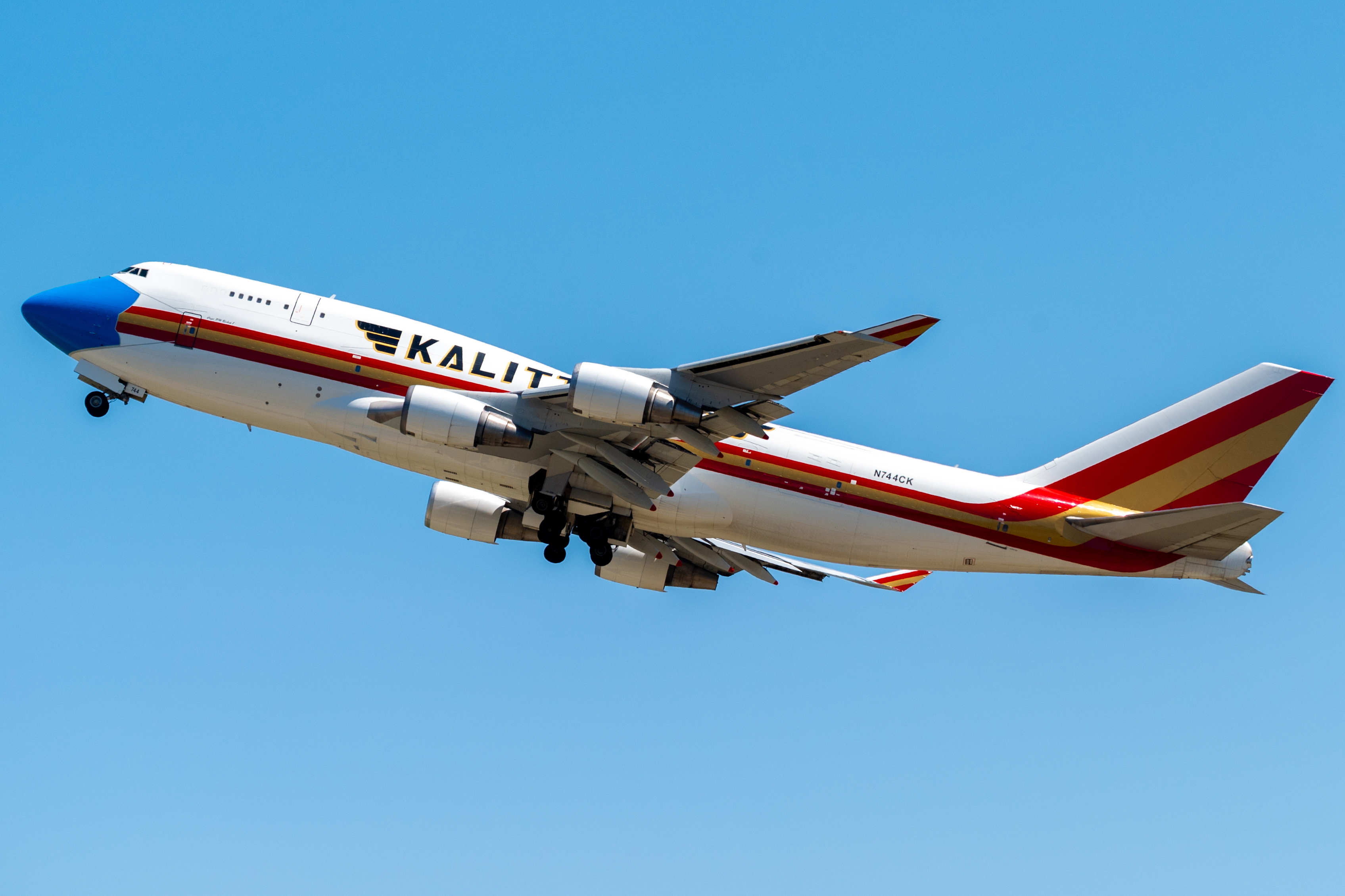 Full size: KALITTA AIR  Boeing 747-400 N744CK at Yokota Air Base