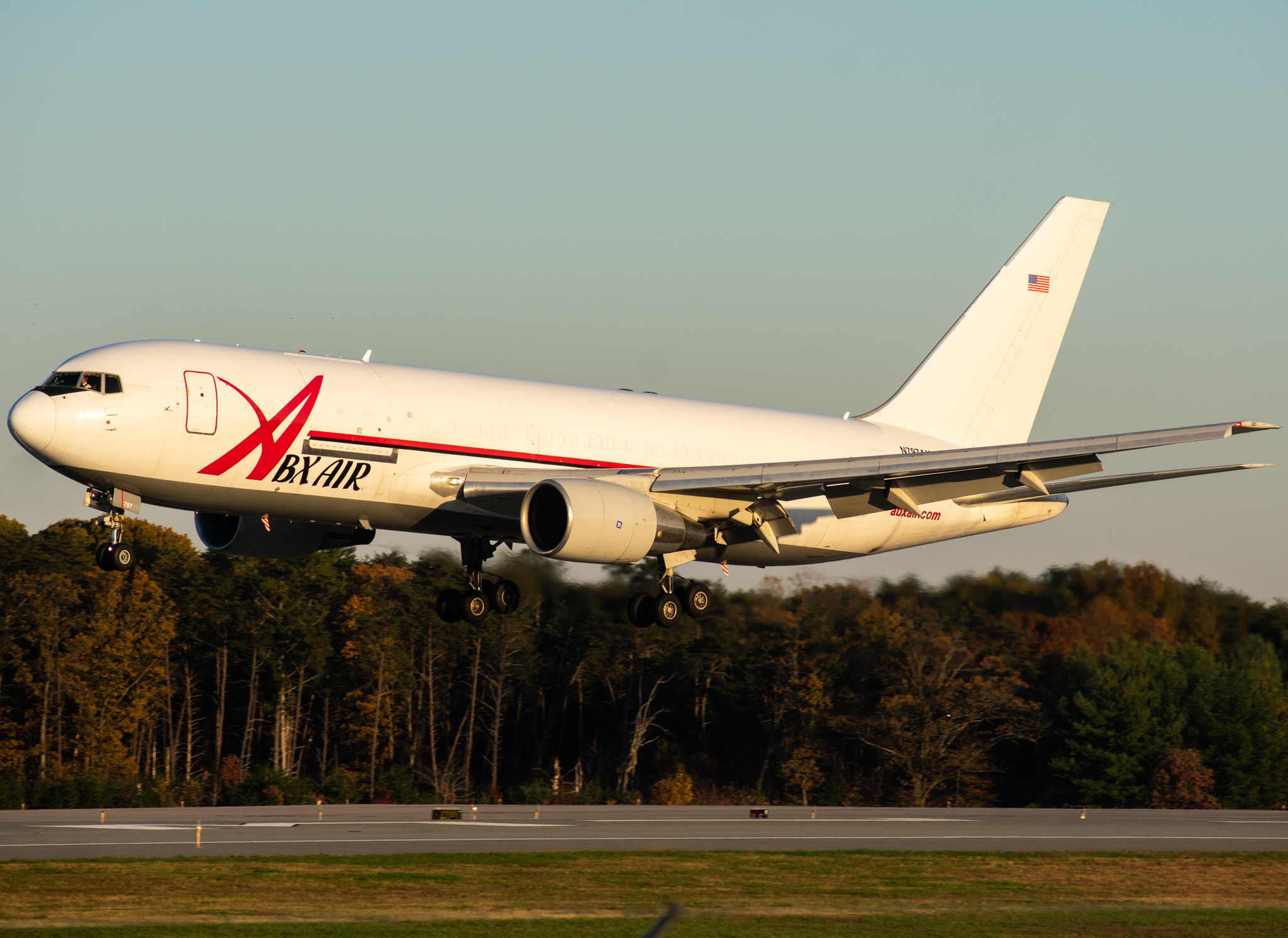 Full size: ABX Boeing 767-300F N797AX at Baltimore/Washington International Thurgood Marshall Airport