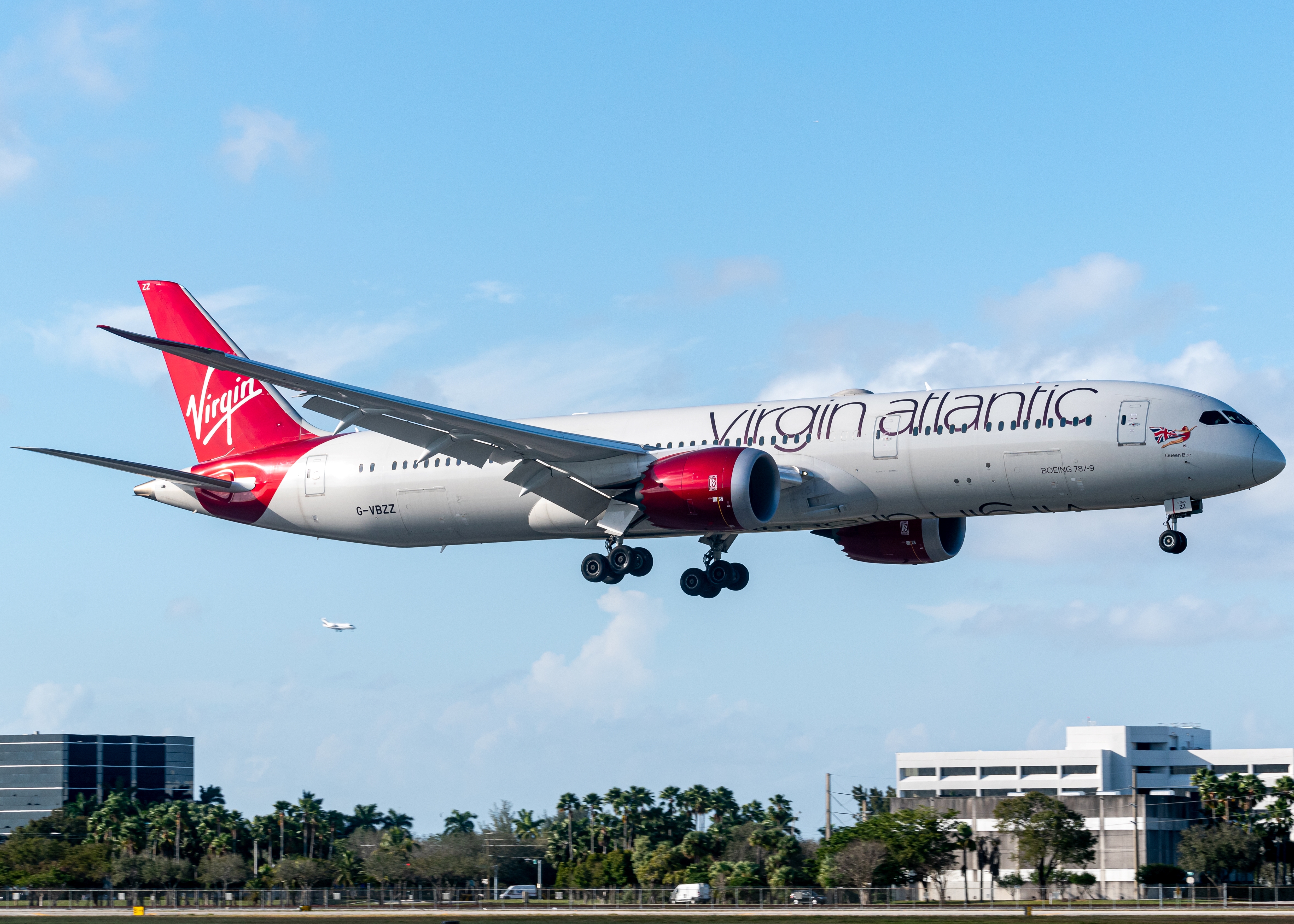 Full size: Virgin Atlantic Boeing 787-9 G-VBZZ at Miami International Airport