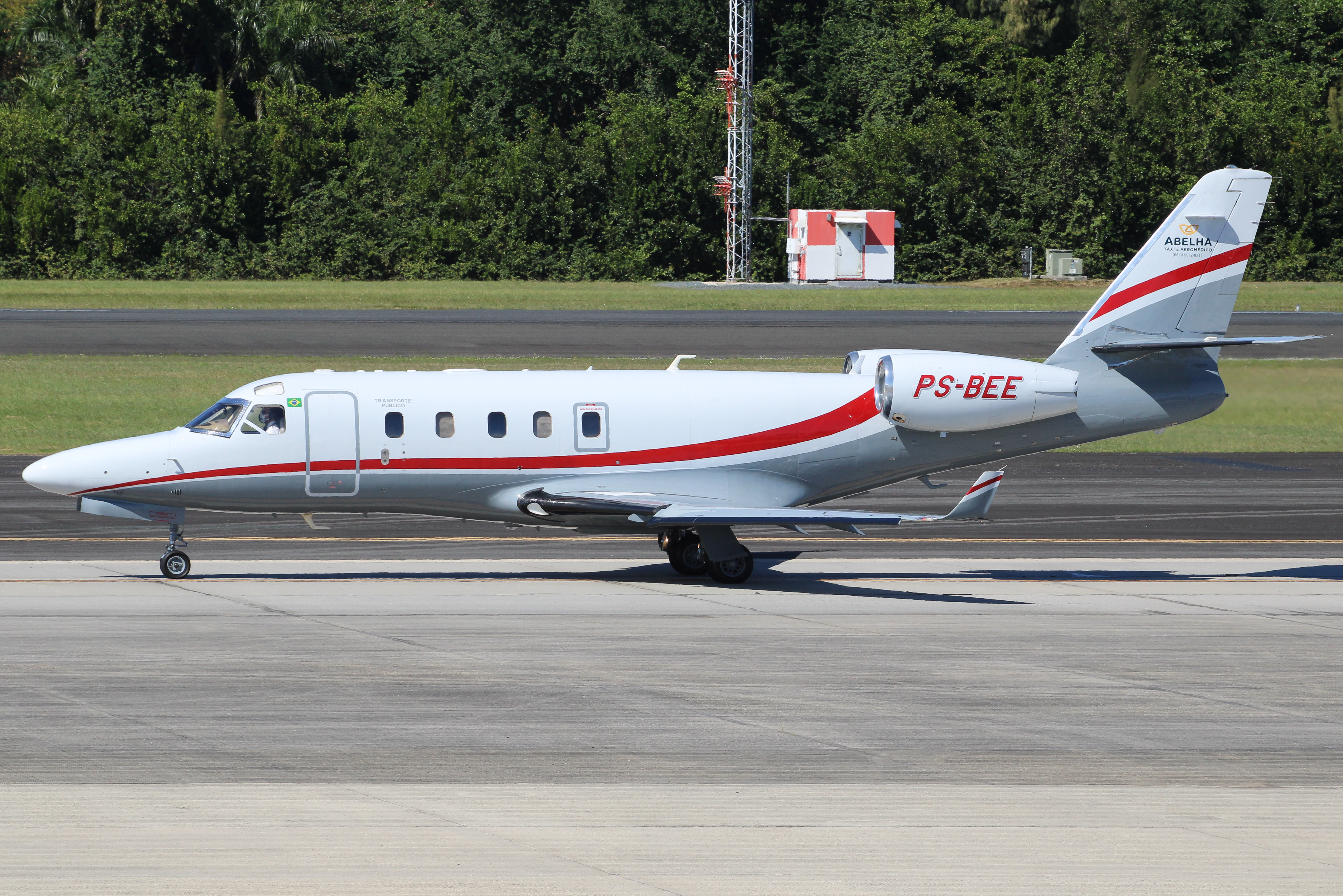 Full size: PRIVATE Gulfstream G100 PS-BEE at San Juan Luis Munoz Marin International Airport