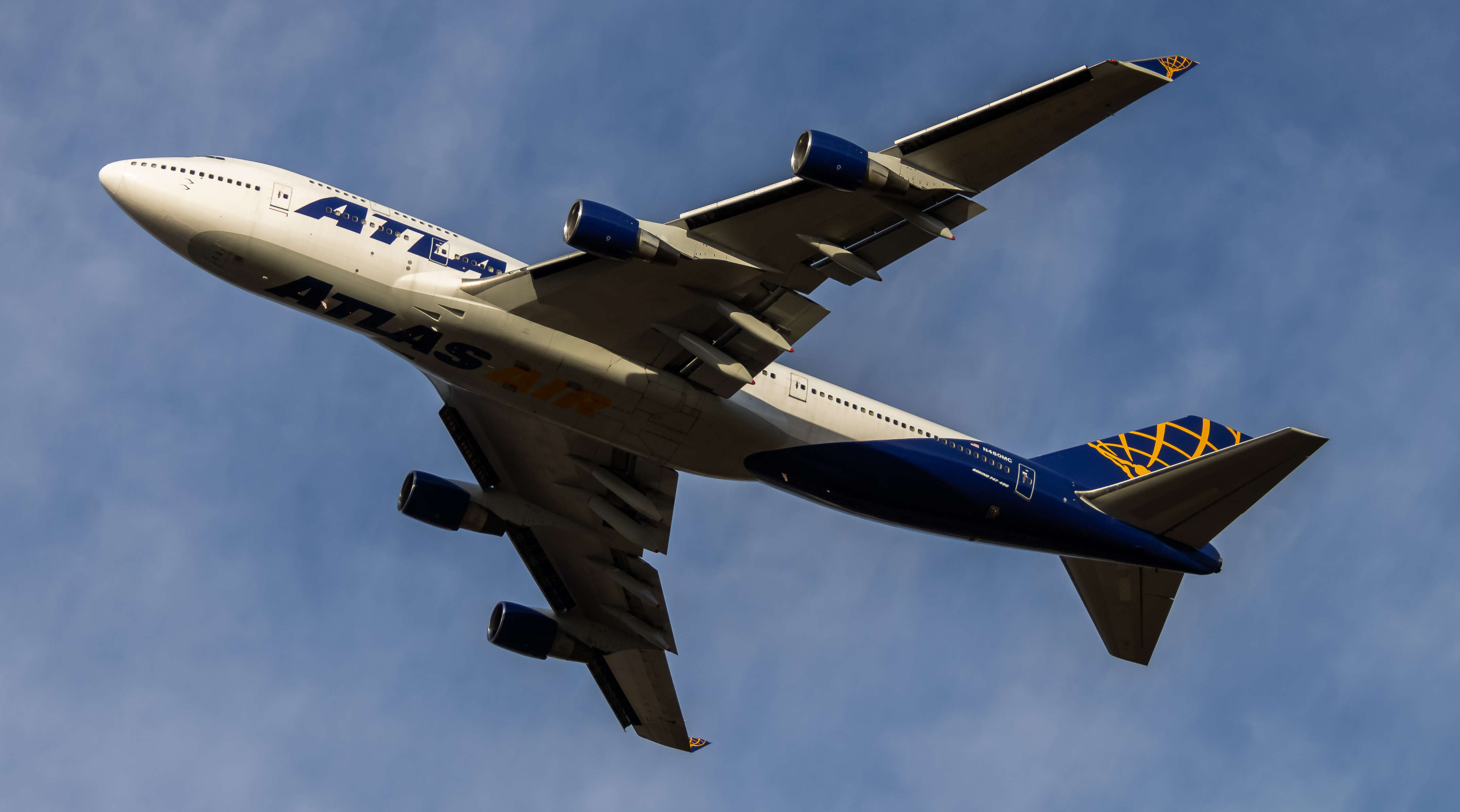 Full size: Atlas Air Boeing 747-400 N480MC at Baltimore/Washington International Thurgood Marshall Airport