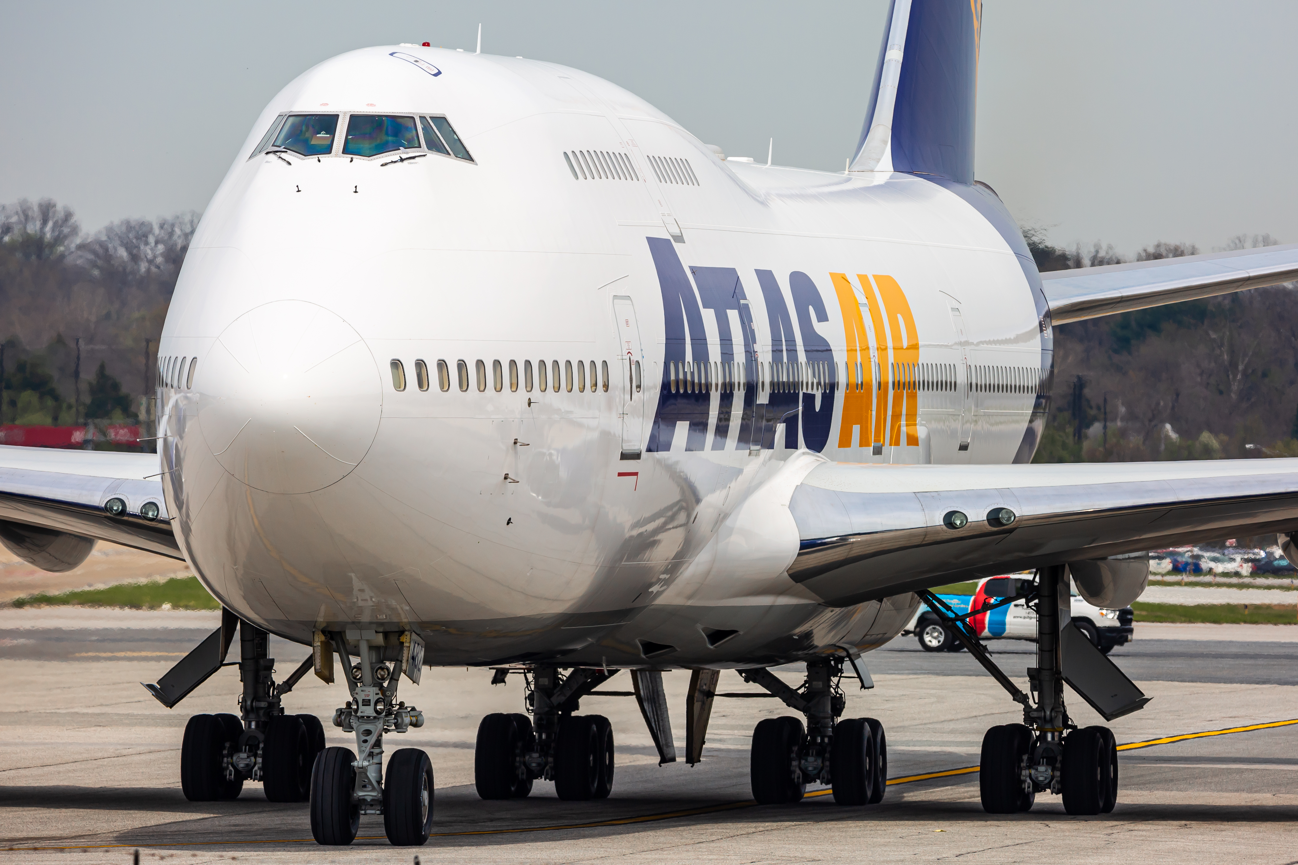 Full size: Atlas Air Boeing 747-400 N481MC at Baltimore/Washington International Thurgood Marshall Airport