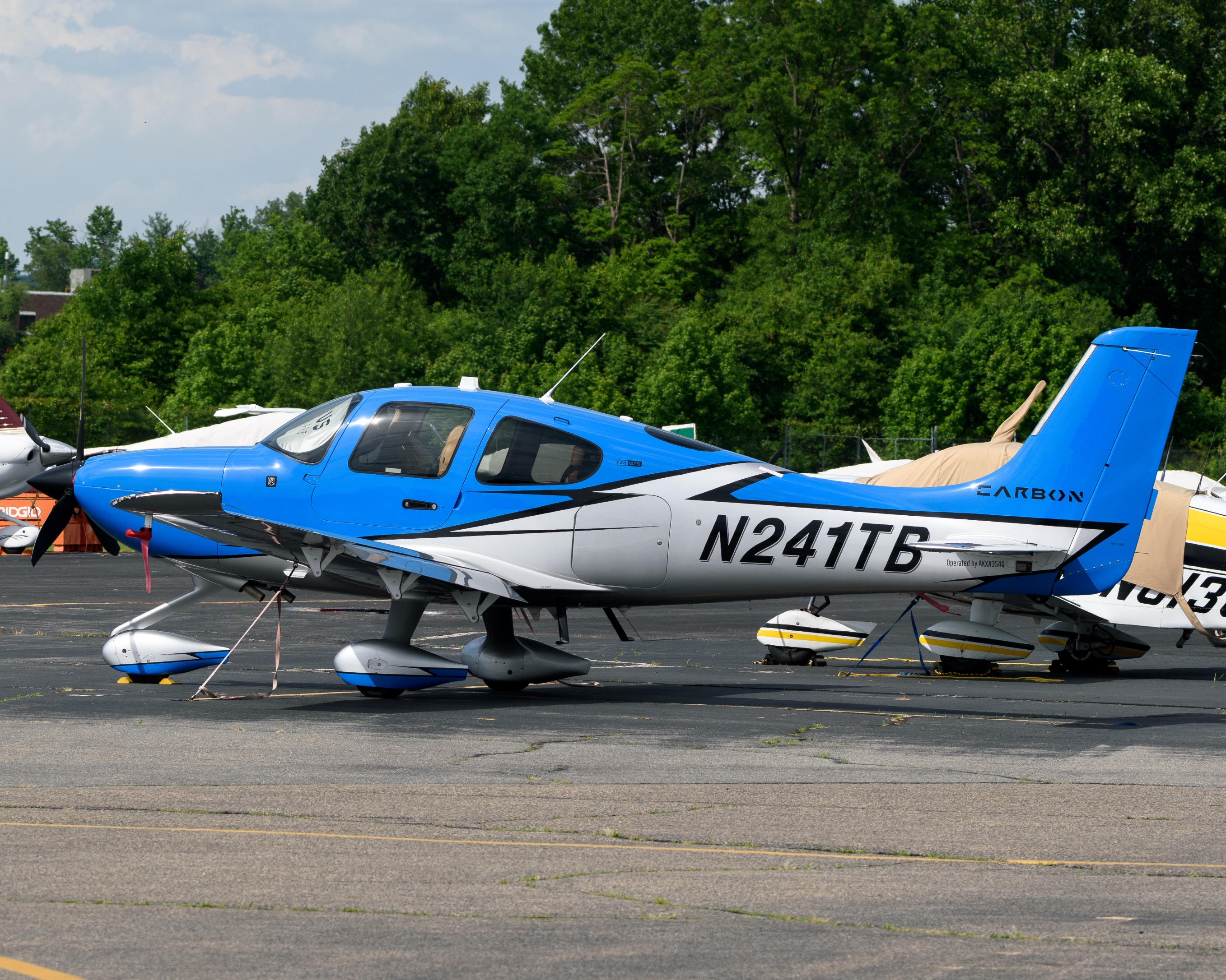 Full size: PRIVATE Cirrus SR-22 N241TB at Essex County Airport