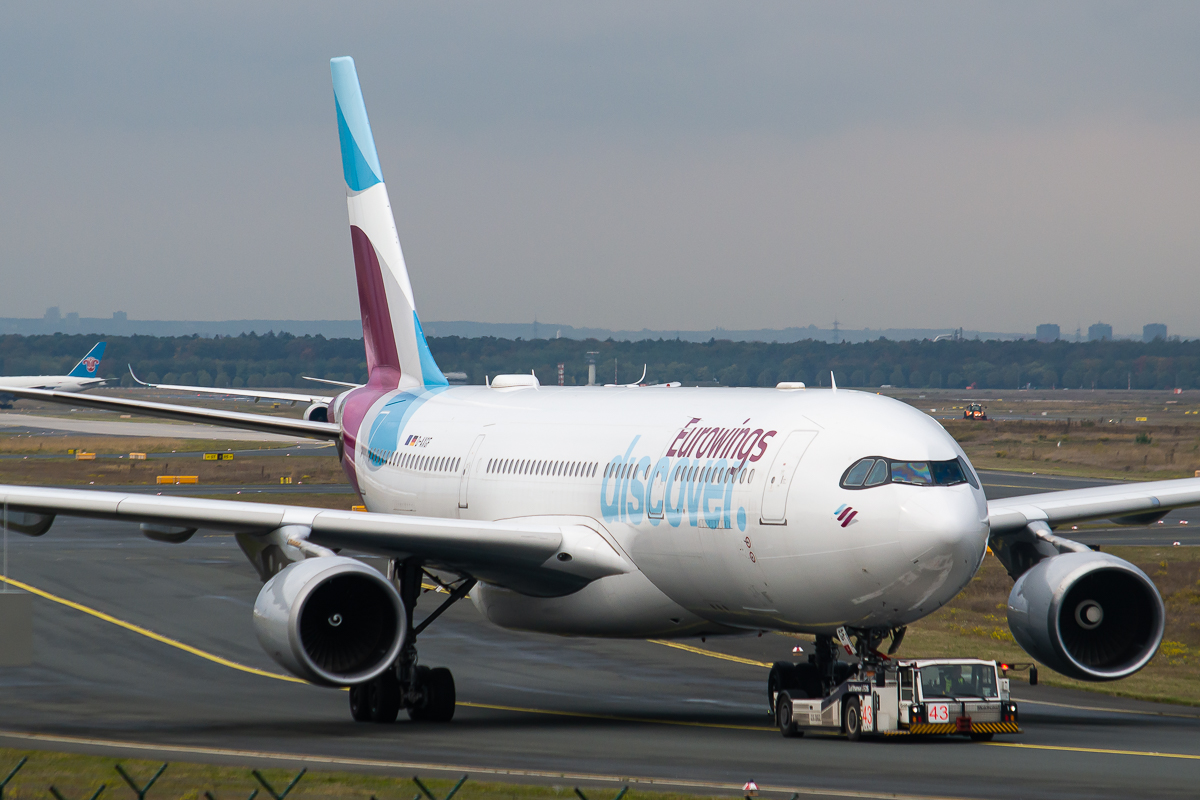 Full size: Eurowings Discover Airbus A330-200 D-AXGF at Frankfurt International Airport