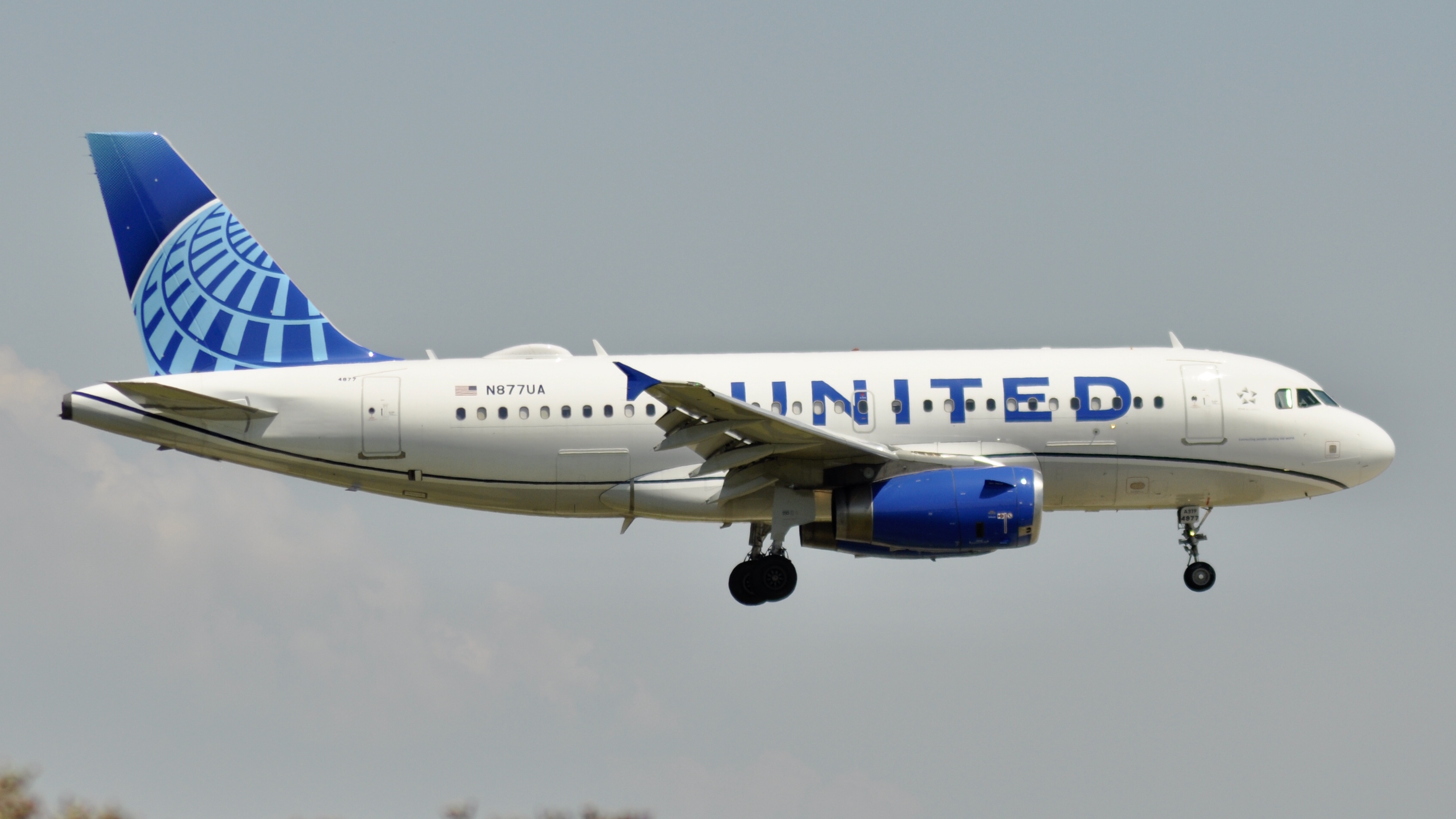 Full size: United Airlines Airbus A319 N877UA at Chicago O'Hare International Airport