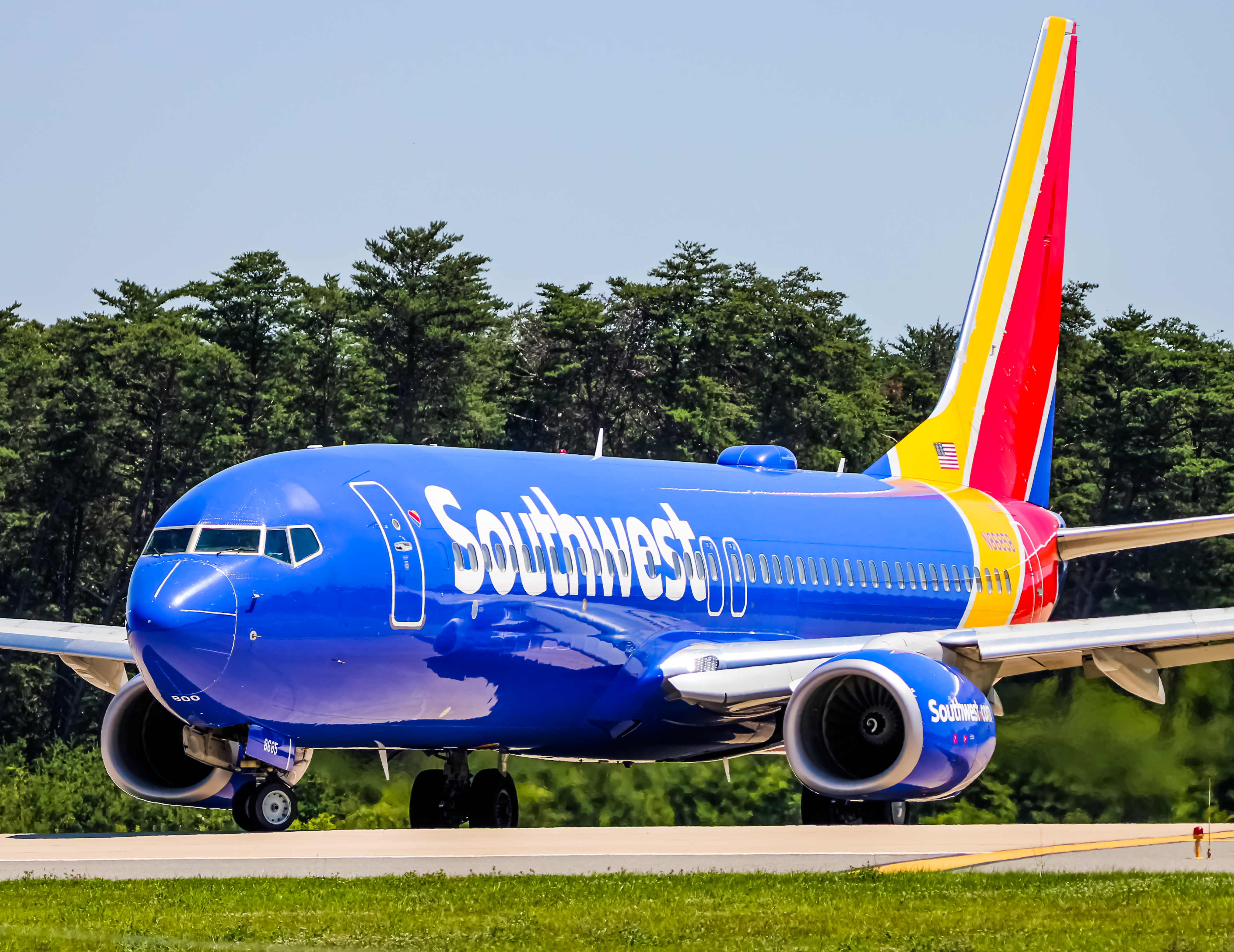 Full size: Southwest Airlines Boeing 737-800 N8685B  at Baltimore/Washington International Thurgood Marshall Airport