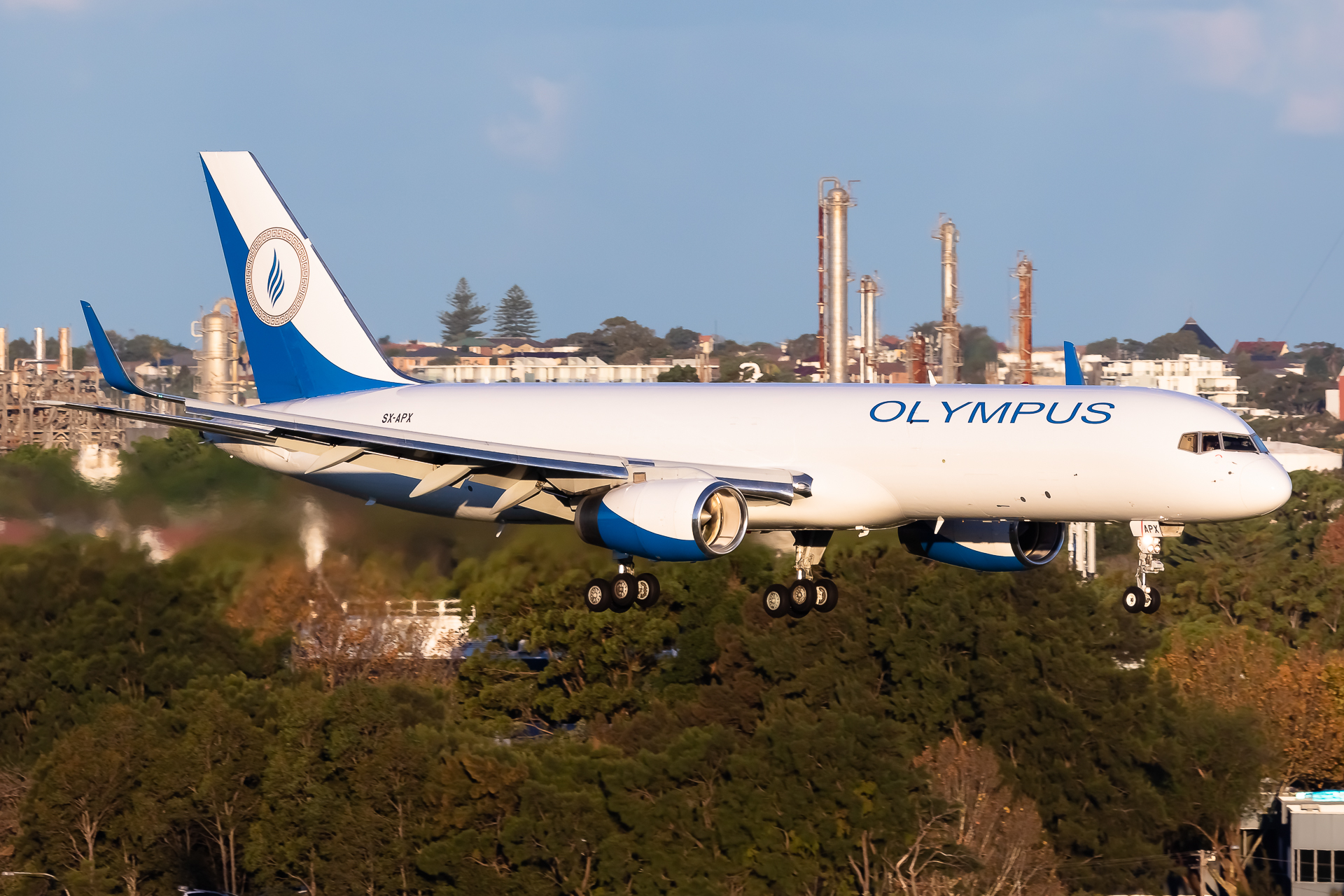 Full size: Olympus Airways Boeing 757-200 SX-APX at Sydney Kingsford Smith Airport