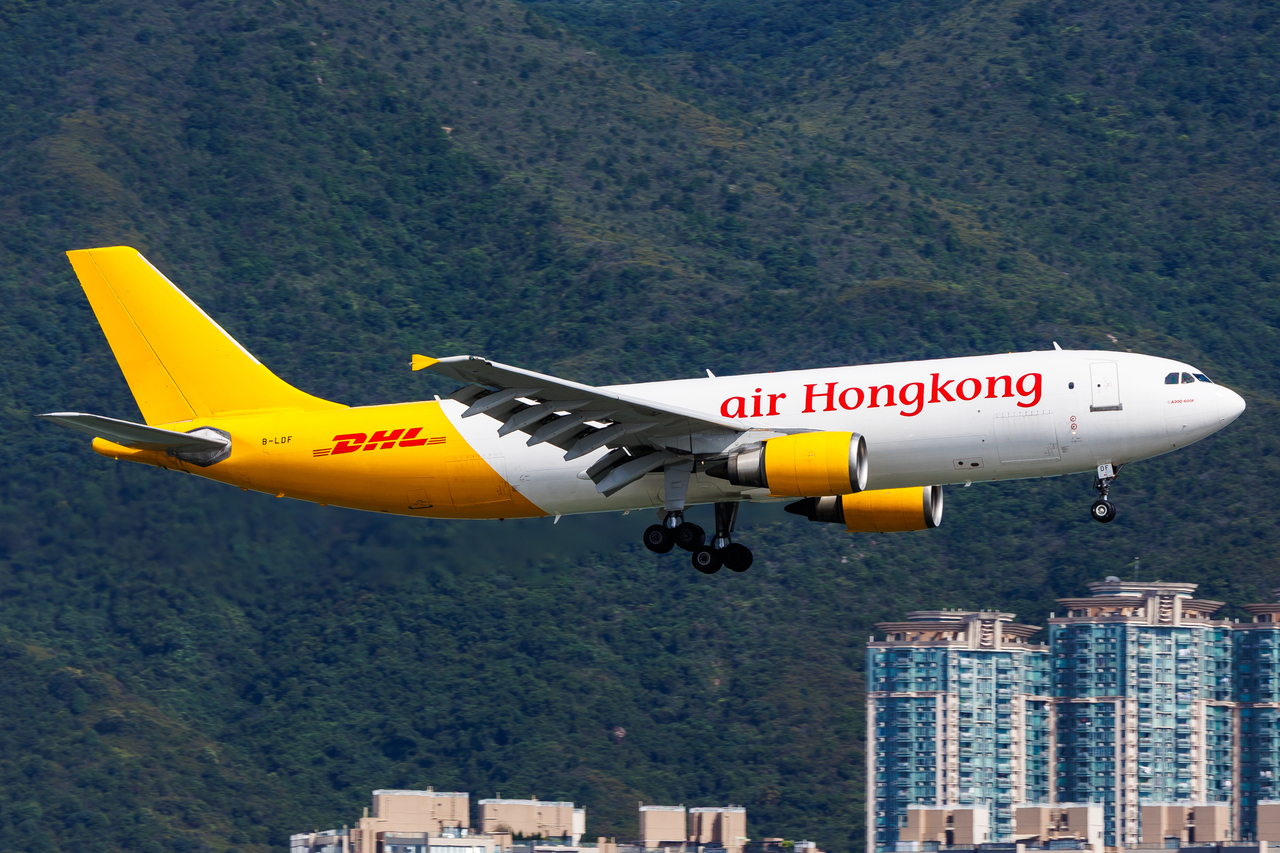 Full size: Air Hong Kong Airbus A300-600 B-LDF at Hong Kong International Airport