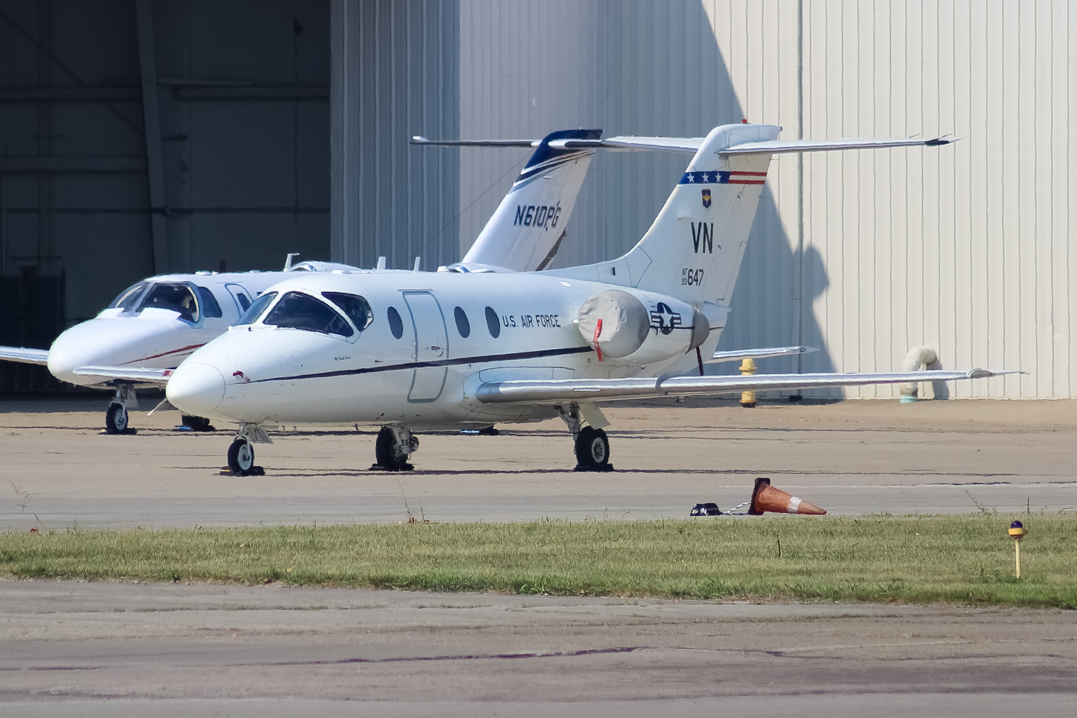 Full size: USAF - United States Air Force Beechcraft T-1 Jayhawk 93647 at Cincinnati Municipal Airport/Lunken Field