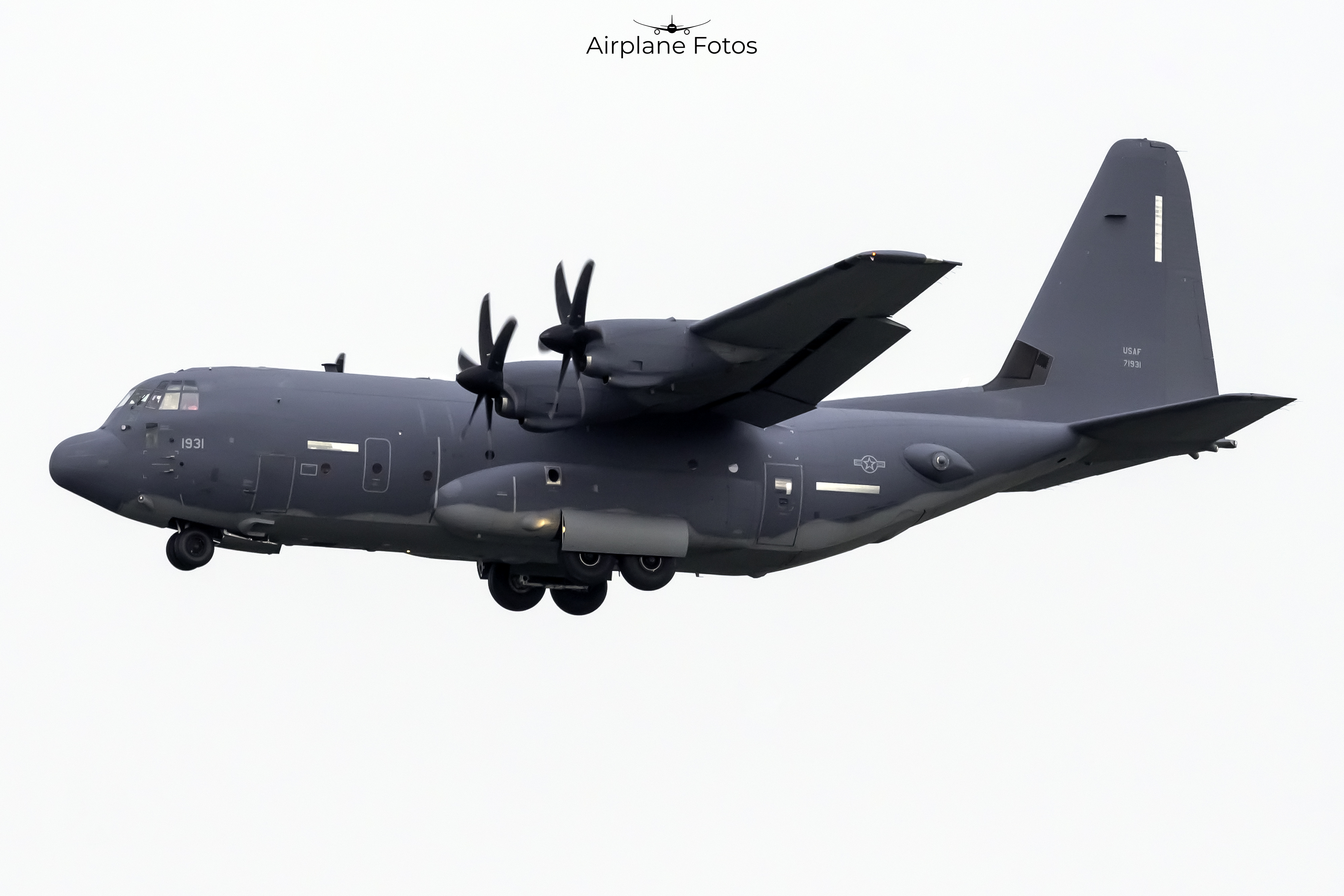 Full size: United States Air Force Lockheed EC130J Commando Solo II 97-1931 at Harrisburg International Airport