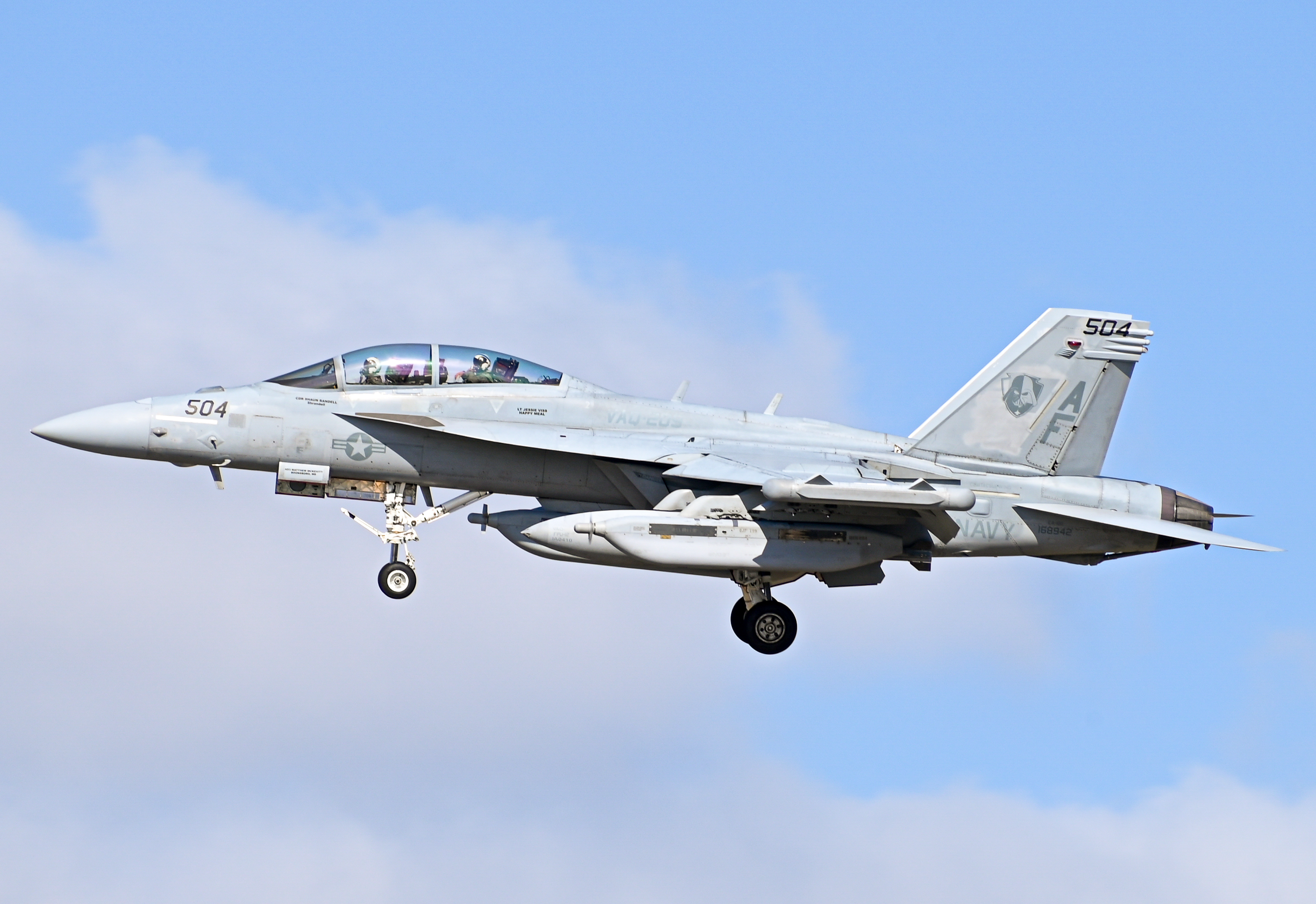 Full size: USN - United States Navy Boeing EA-18G Growler 168942 at North Island NAS