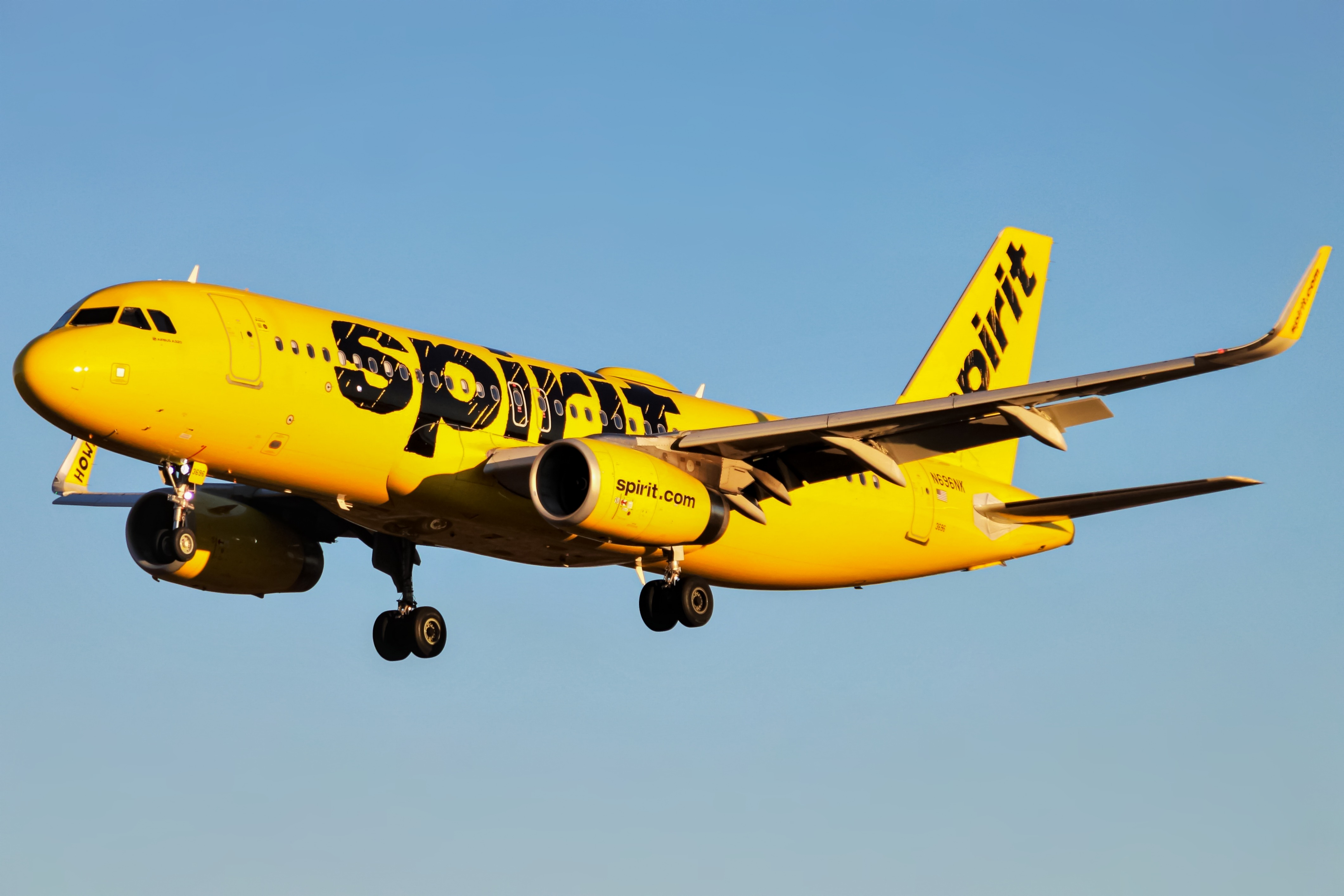 Full size: Spirit Airlines Airbus A320 N696NK at Baltimore/Washington International Thurgood Marshall Airport